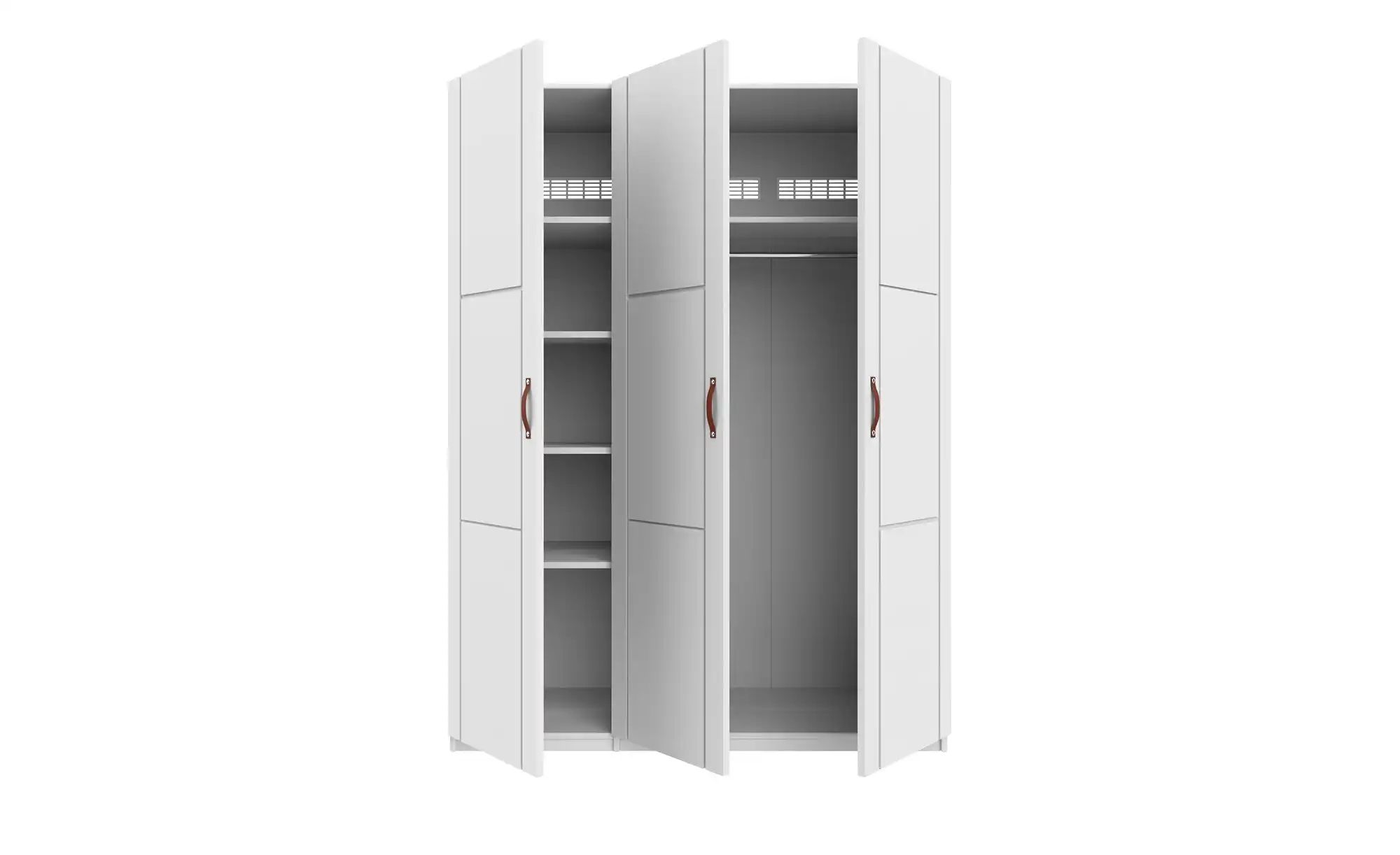 Lifetime Kleiderschrank  150 ¦ weiß ¦ Maße (cm): B: 150 H: 201,5 T: 53.0 Sc günstig online kaufen