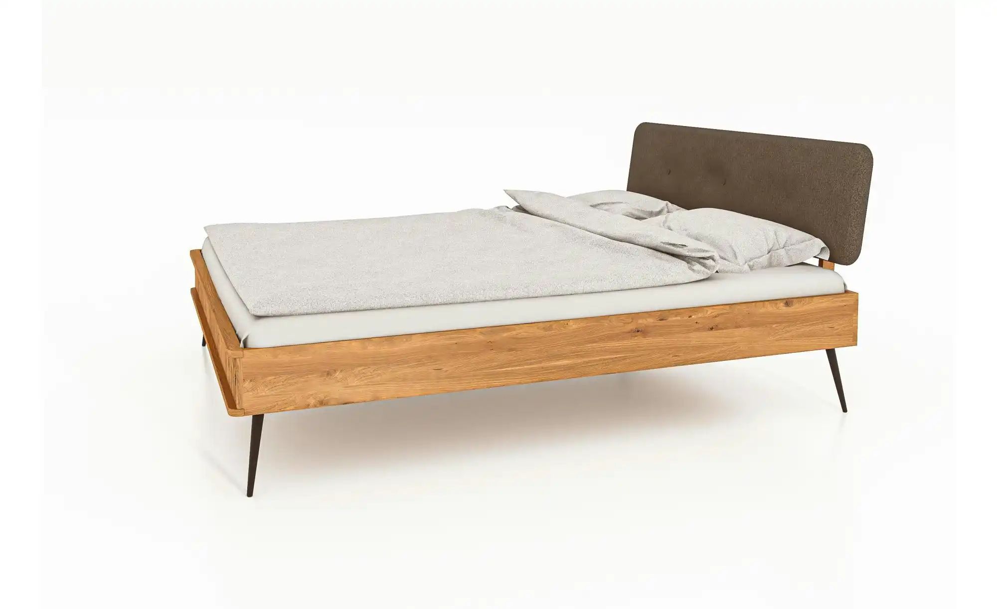 Massivholzbett  Nico ¦ holzfarben ¦ Maße (cm): H: 92 Betten > Bettgestelle günstig online kaufen