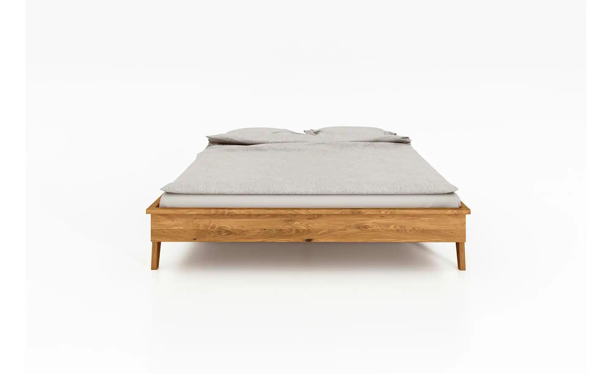 Massivholzbett ohne KT   ¦ holzfarben ¦ Maße (cm): B: 169 H: 35 Betten > Be günstig online kaufen