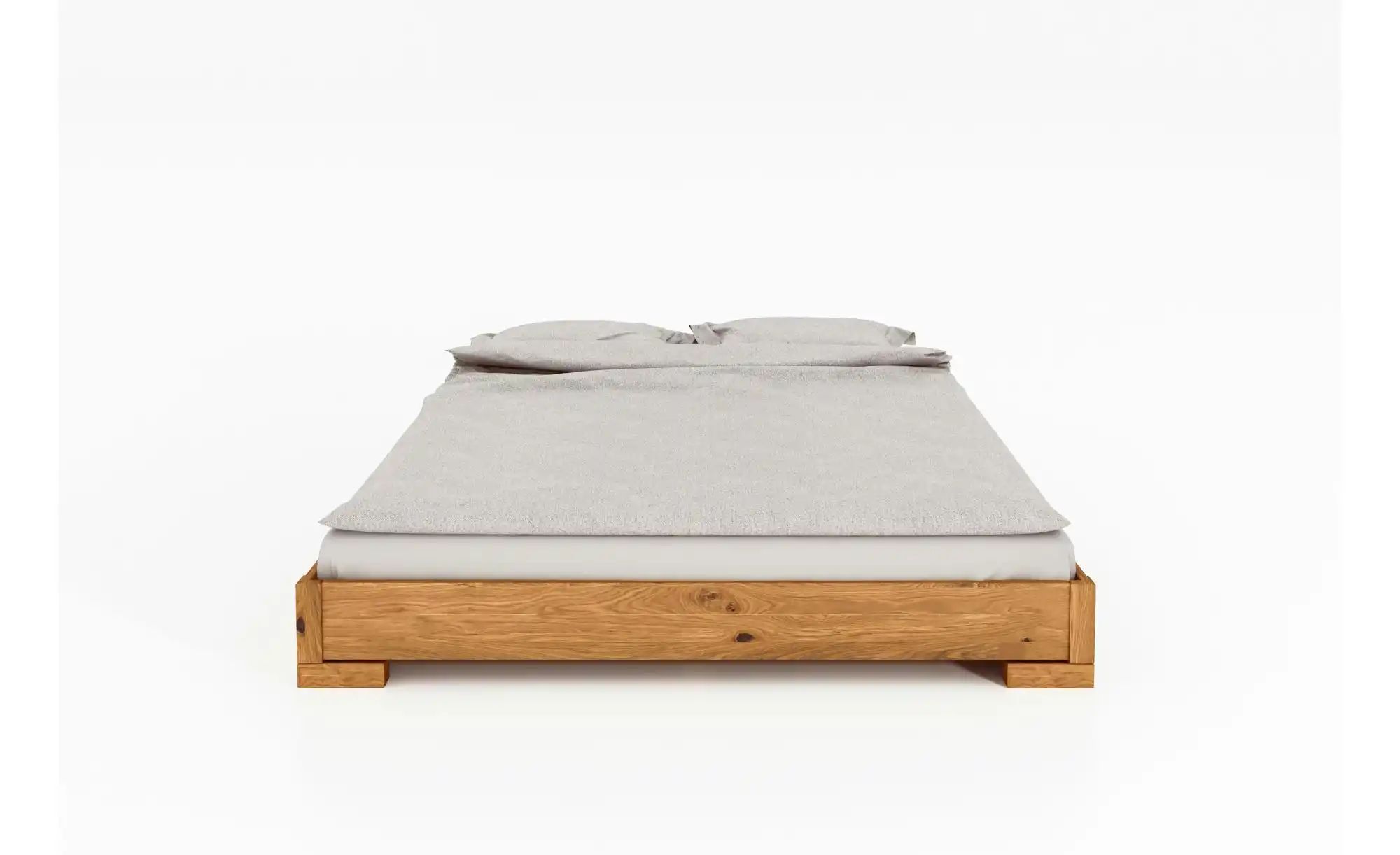 Massivholzbett niedrig o. KT E   ¦ holzfarben ¦ Maße (cm): B: 85 H: 22 Bett günstig online kaufen