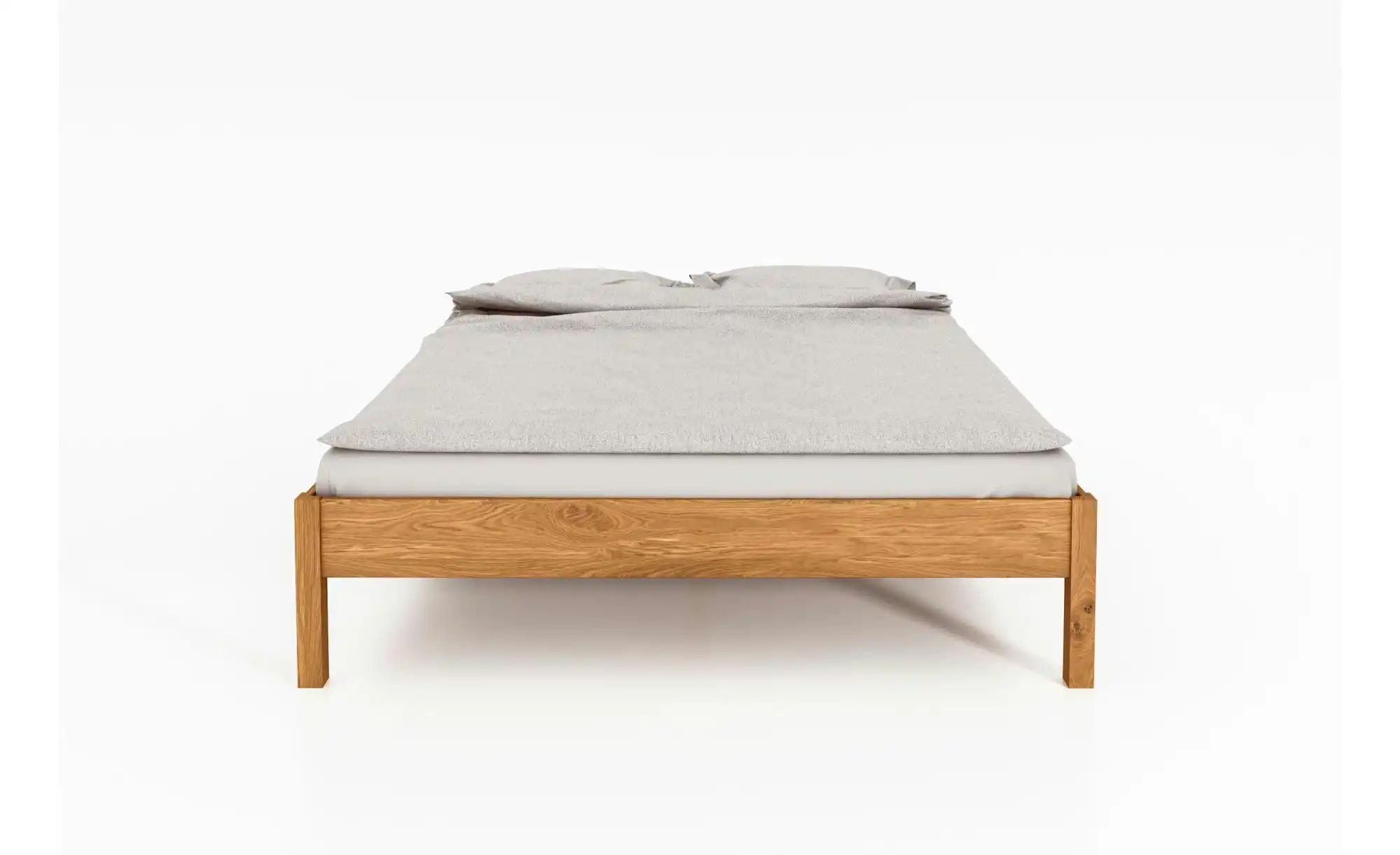 Massivholzbett hoch o. KT A   ¦ holzfarben ¦ Maße (cm): B: 125 H: 40 Betten günstig online kaufen