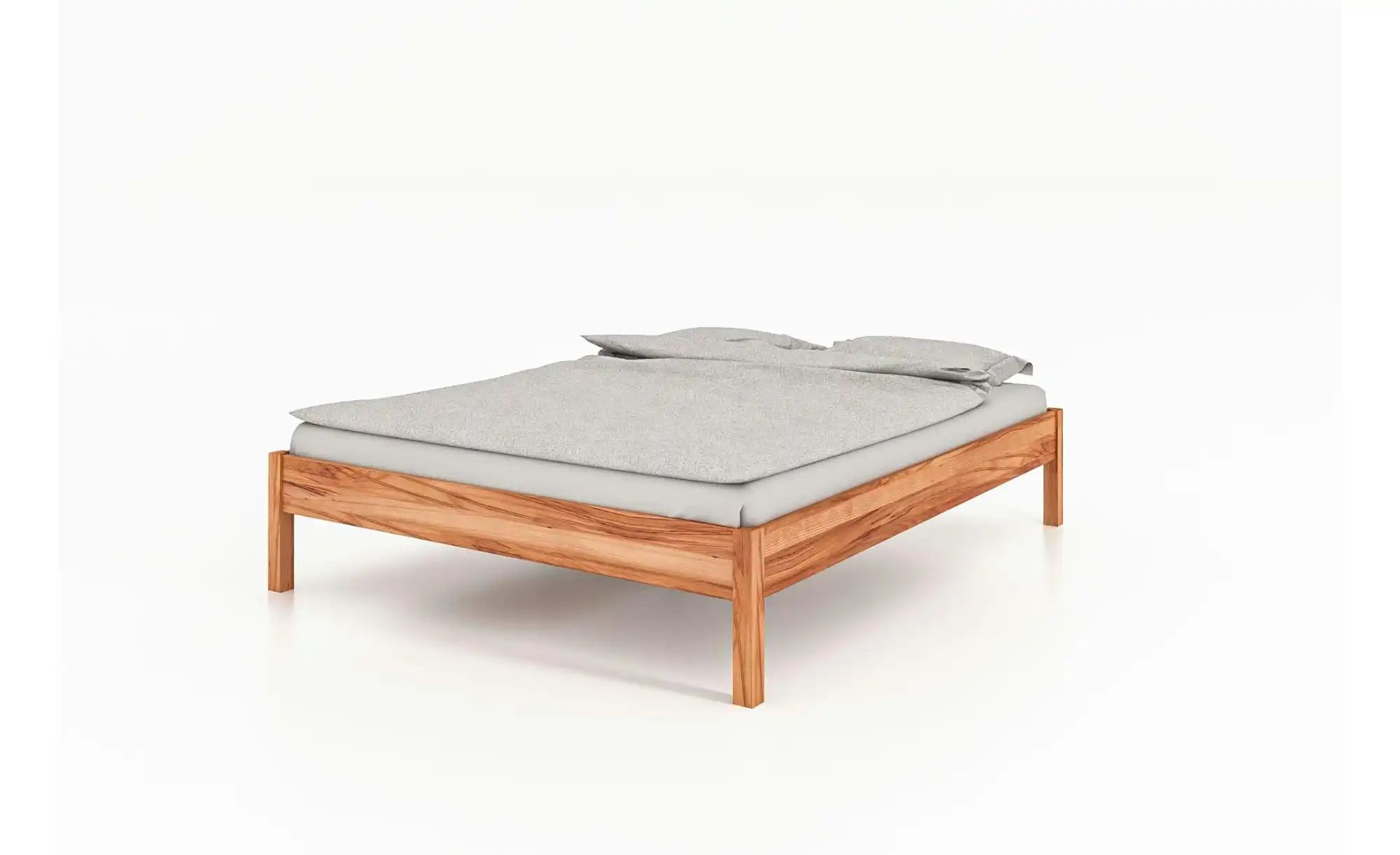 Massivholzbett hoch o. KT A   ¦ holzfarben ¦ Maße (cm): B: 125 H: 40 Betten günstig online kaufen