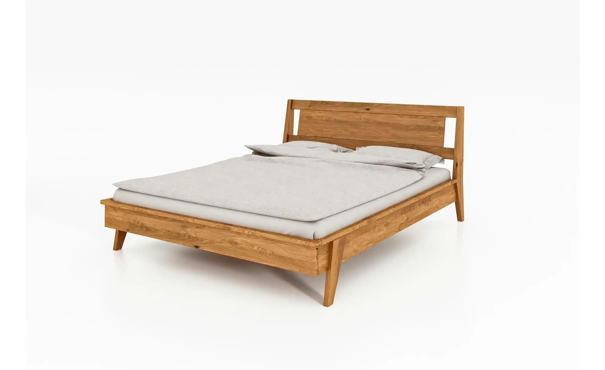 Massivholzbett mit KT   ¦ holzfarben ¦ Maße (cm): B: 149 H: 92 Betten > Bet günstig online kaufen