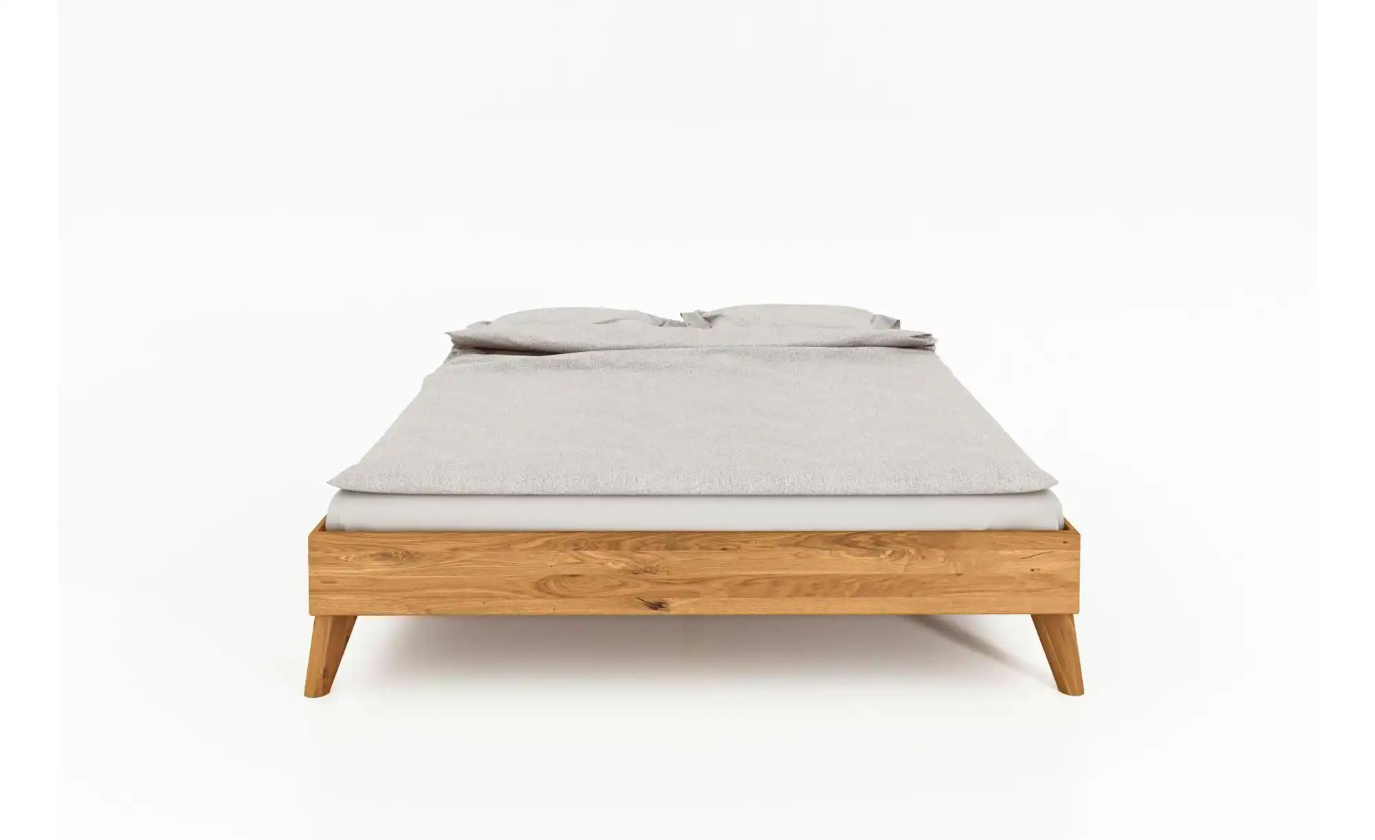 Massivholzbett ohne Kopfteil Albert ¦ holzfarben ¦ Maße (cm): B: 125 H: 88 günstig online kaufen