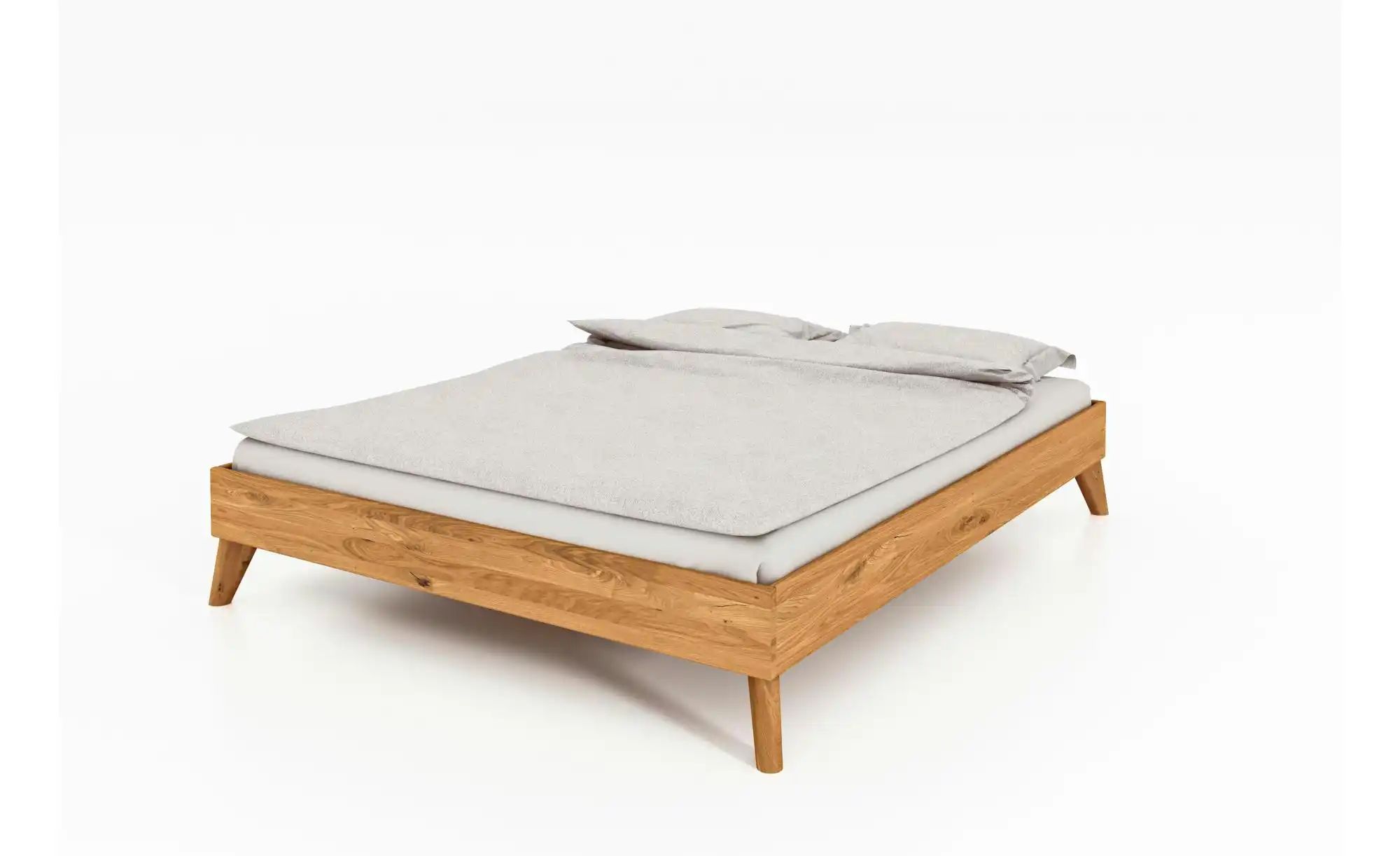 Massivholzbett ohne Kopfteil Albert ¦ holzfarben ¦ Maße (cm): B: 125 H: 88 günstig online kaufen