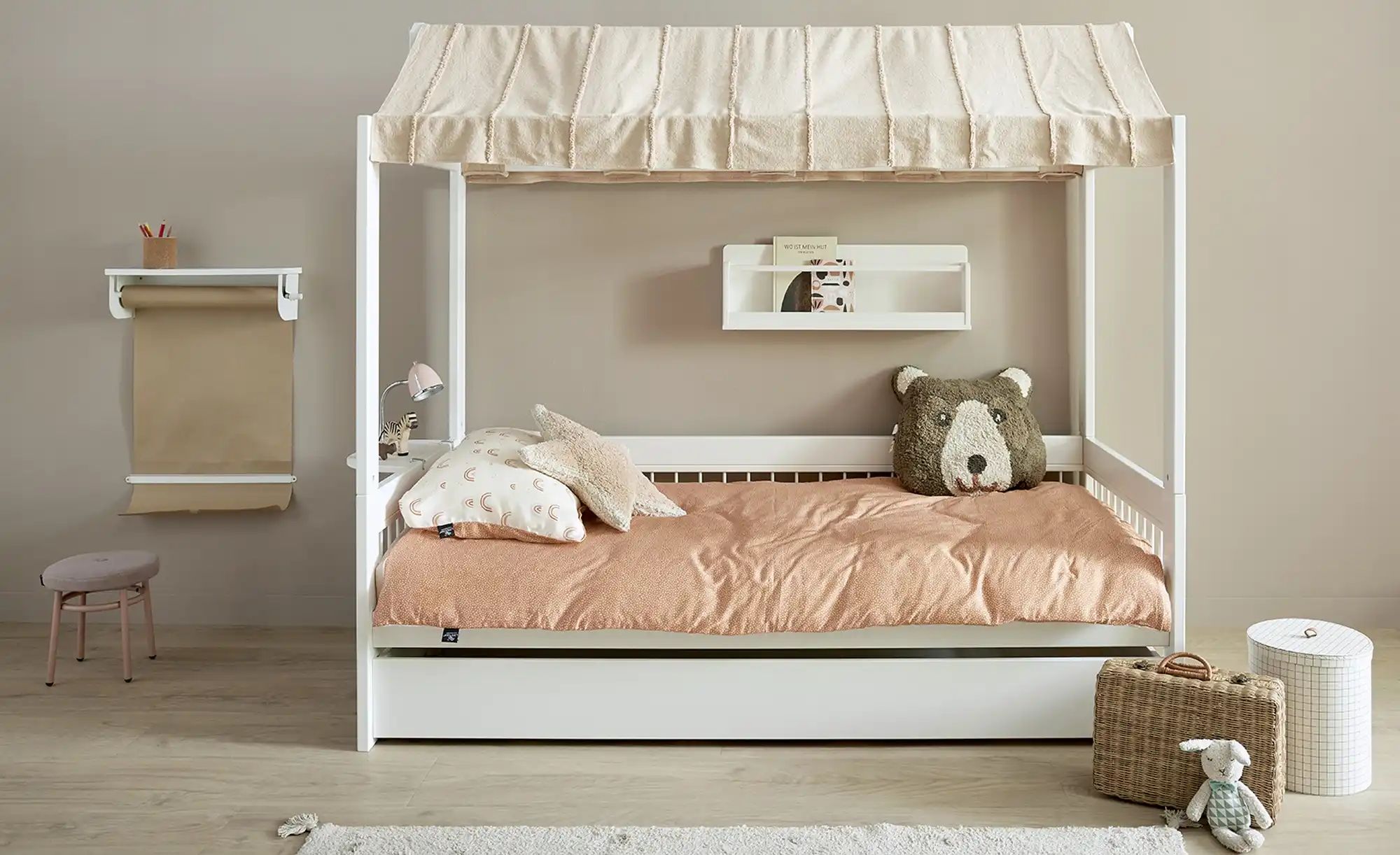Thumbnail - Lifetime Einzelbett mit Dachkonstruktion Breeze ¦ weiß ¦ Maße (cm): B: 207 H: 192 T: 102.0 Betten > Bettgestelle - Höff...