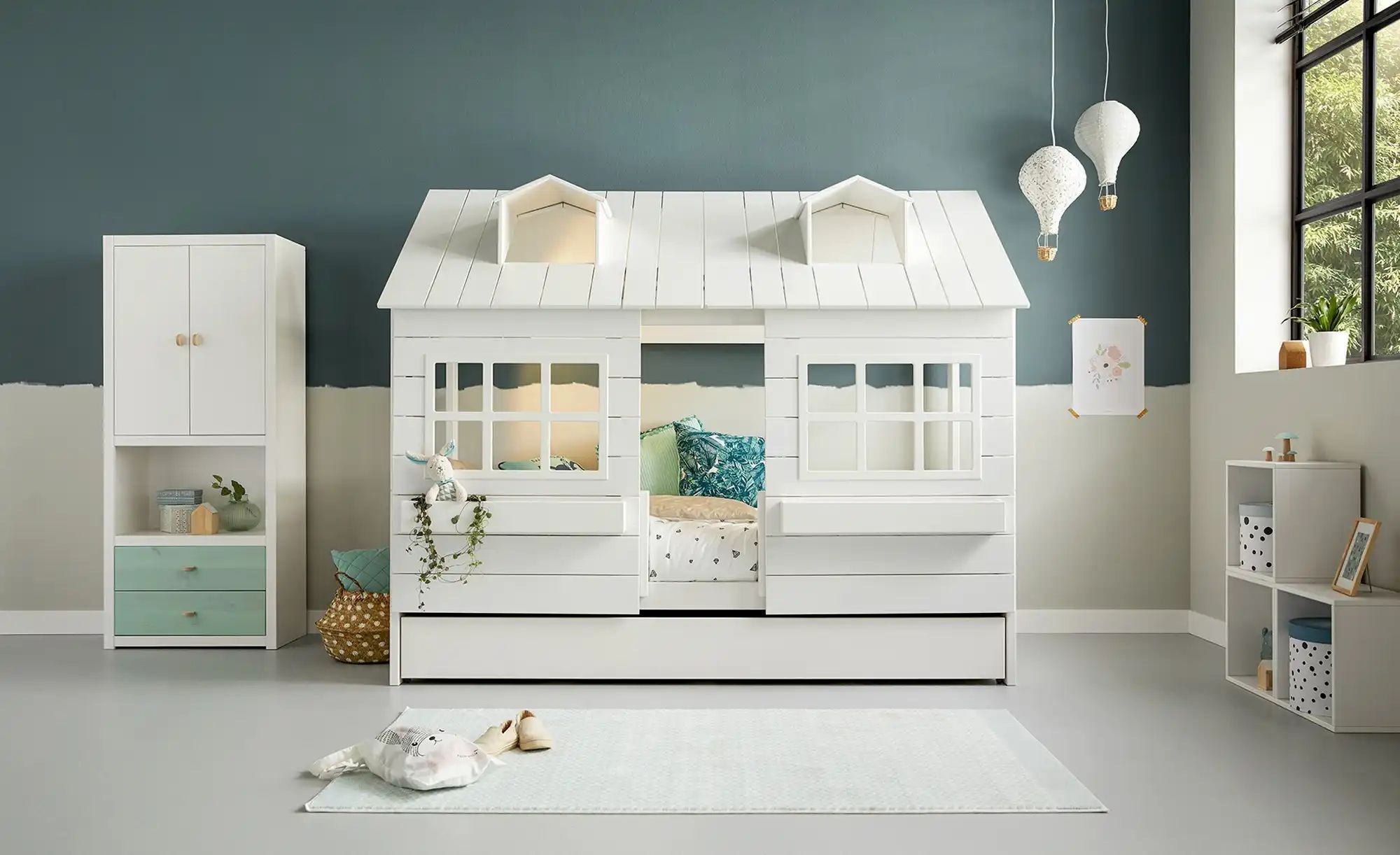 Lifetime Hausbett  Original ¦ weiß ¦ Maße (cm): B: 211 H: 177 T: 114.0 Bett günstig online kaufen