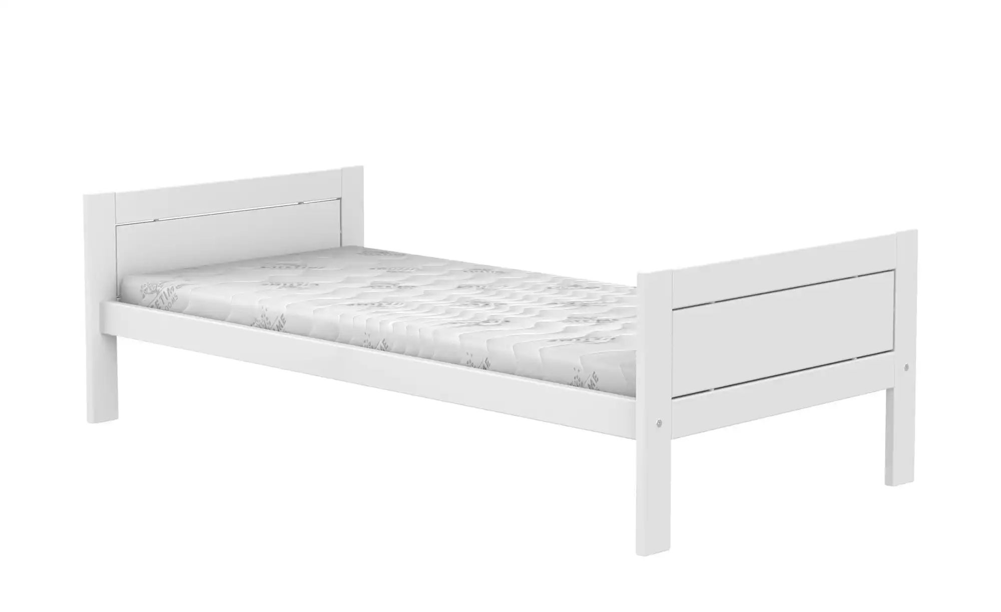 Thumbnail - Lifetime Einzelbett  Basis ¦ weiß ¦ Maße (cm): B: 207 H: 64 T: 102.0 Betten > Bettgestelle - Höffner