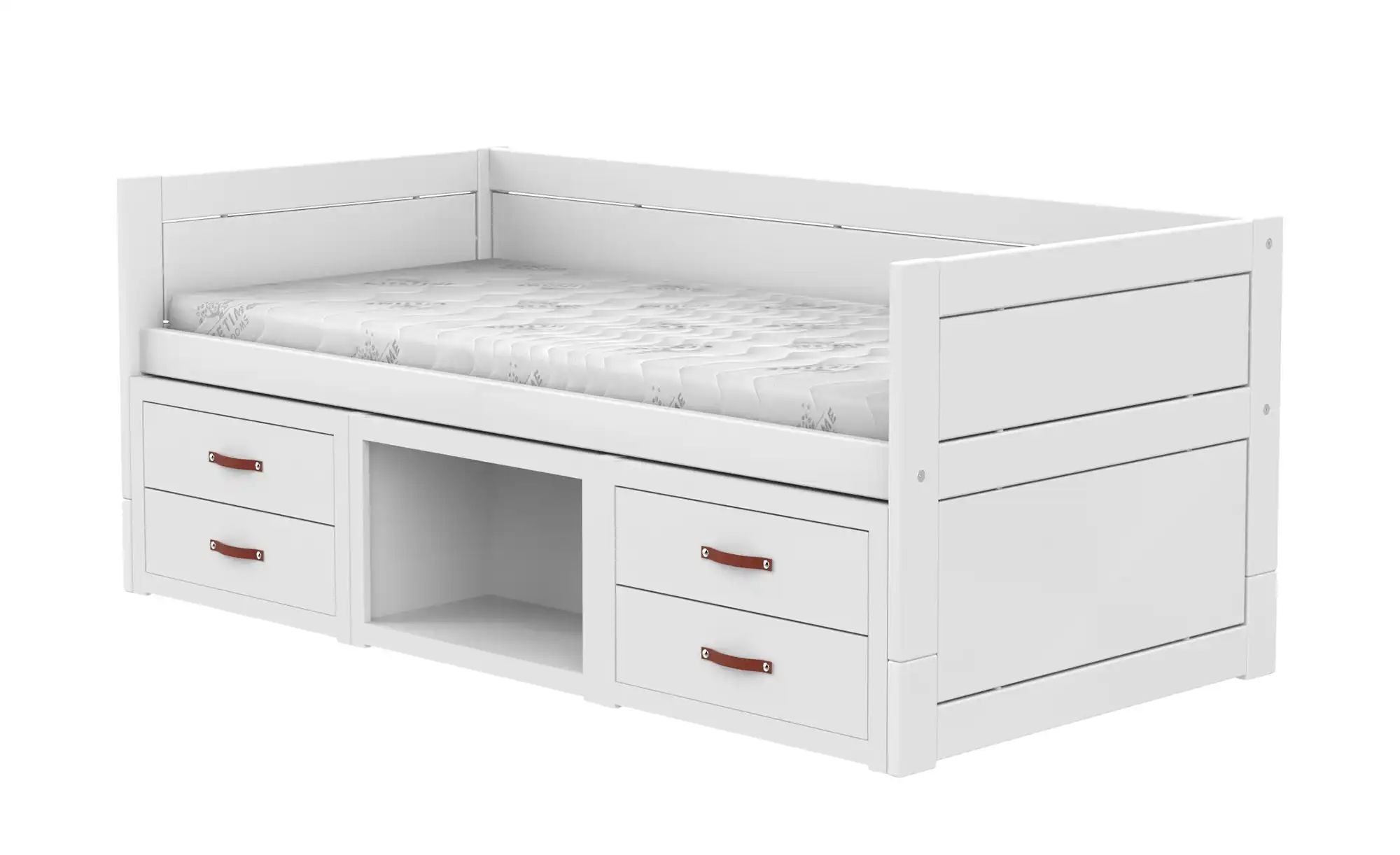 Thumbnail - Lifetime Kojenbett mit Regalen Basis ¦ weiß ¦ Maße (cm): B: 207 H: 83 T: 102.0 Betten > Bettgestelle - Höffner