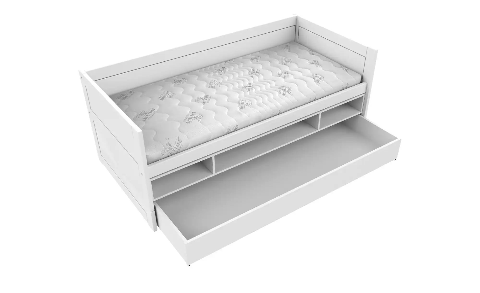 Lifetime Kojenbett mit Stauraum und Bettkasten  Original ¦ weiß ¦ Maße (cm) günstig online kaufen