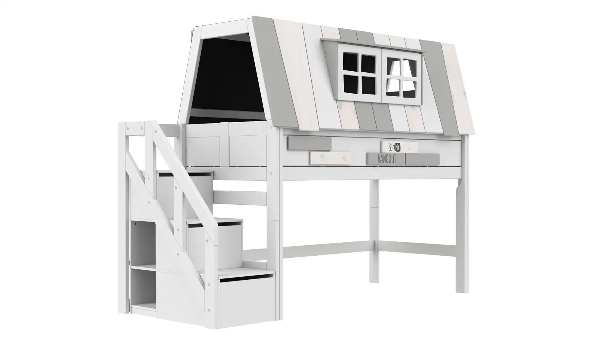Lifetime Abenteuerbett mit Treppe  Original ¦ weiß ¦ Maße (cm): B: 261 H: 1 günstig online kaufen