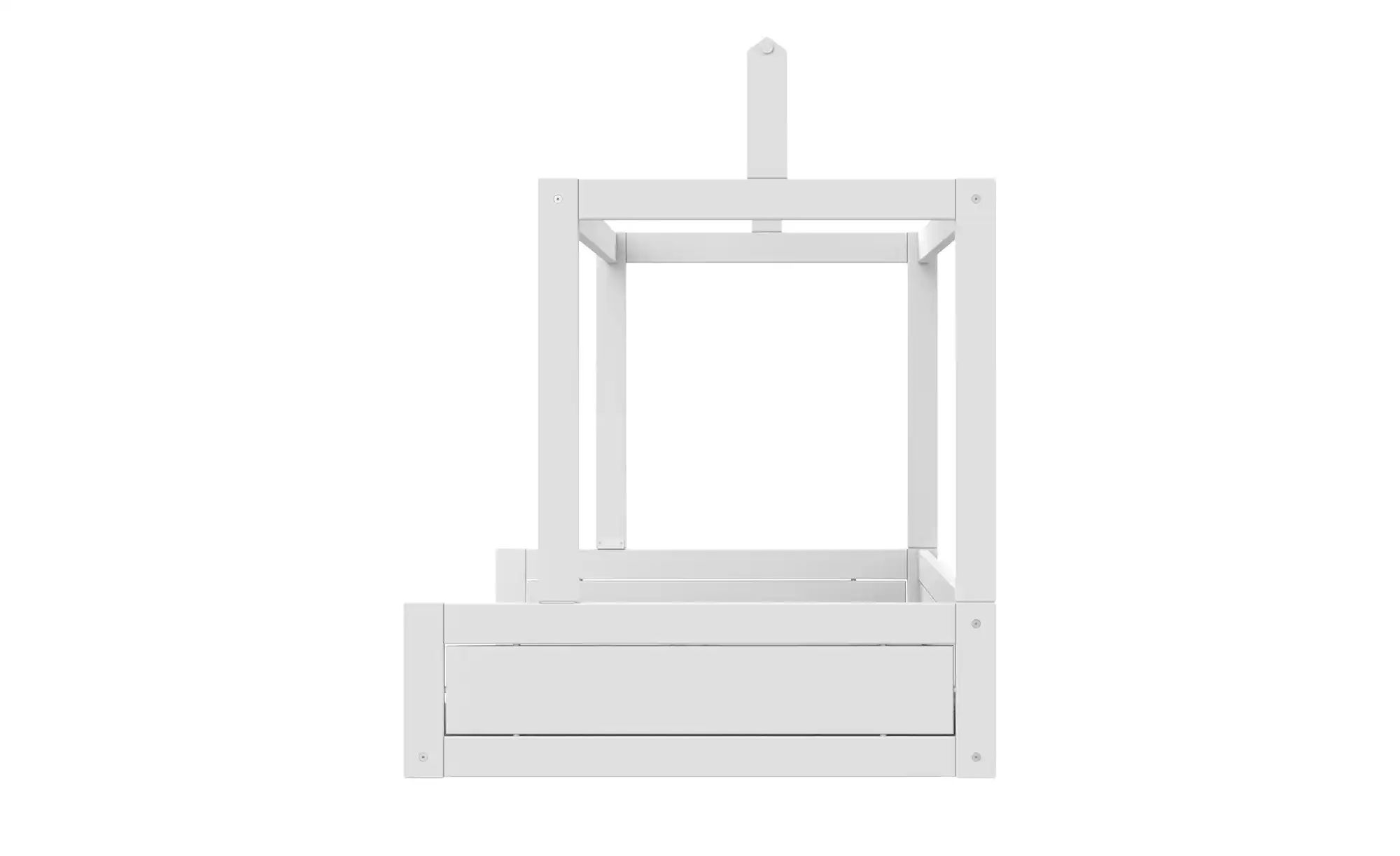 Thumbnail - Lifetime Bett mit Stoffdach 120cm Montessori ¦ weiß ¦ Maße (cm): B: 207 H: 175 T: 132.0 Betten > Bettgestelle - Höffner