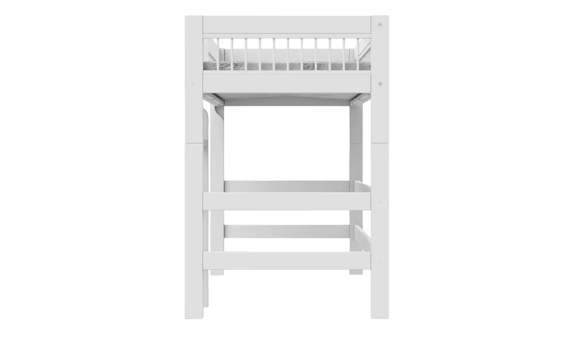 Lifetime Mittelhochbett mit Leiter  Original ¦ weiß ¦ Maße (cm): B: 207 H: günstig online kaufen
