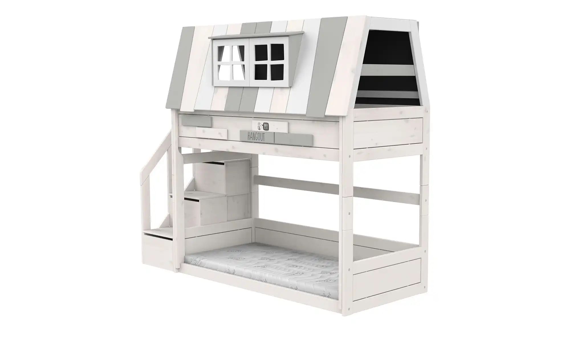 Lifetime Niedriges Abenteuerbett mit Treppe  Original ¦ weiß ¦ Maße (cm): B günstig online kaufen