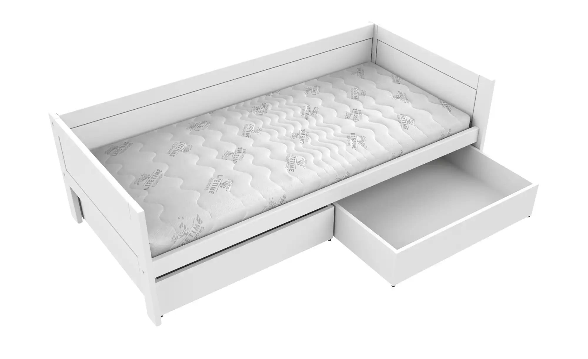 Lifetime Einzelbett mit Doppelbettkasten  Original ¦ weiß ¦ Maße (cm): B: 2 günstig online kaufen