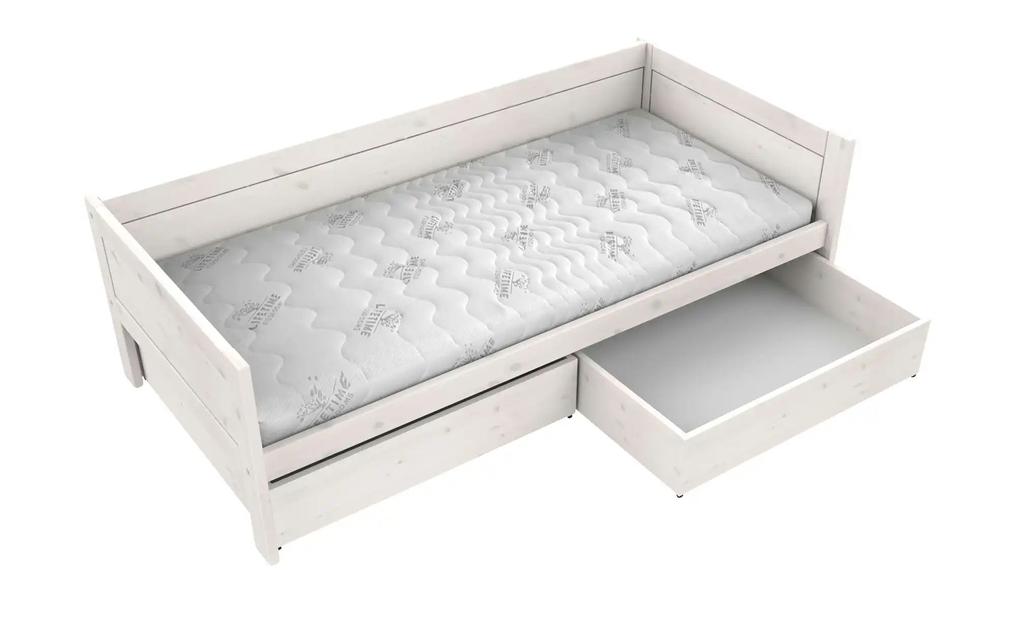Lifetime Einzelbett mit Doppelbettkasten  Original ¦ weiß ¦ Maße (cm): B: 2 günstig online kaufen