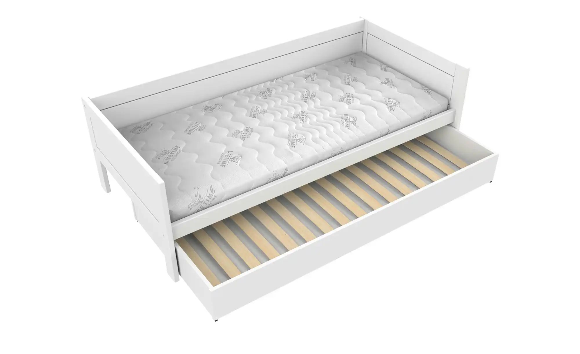 Lifetime Einzelbett mit Bettkasten  Original ¦ weiß ¦ Maße (cm): B: 207 H: günstig online kaufen