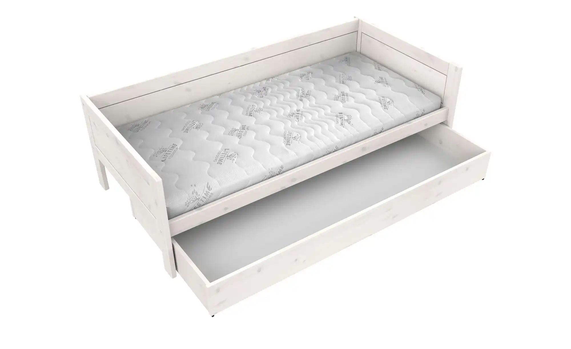 Lifetime Einzelbett mit Bettkasten  Original ¦ weiß ¦ Maße (cm): B: 207 H: günstig online kaufen