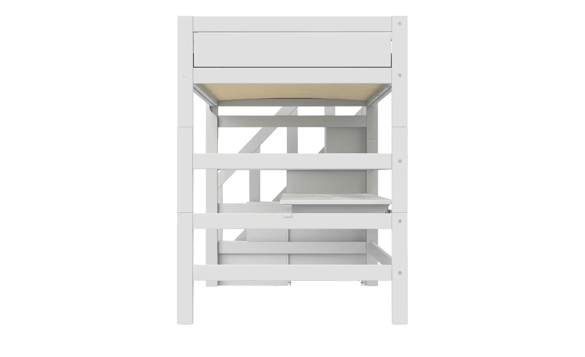 Lifetime Hochbett mit Treppe  Original ¦ weiß ¦ Maße (cm): B: 257 H: 177 T: günstig online kaufen