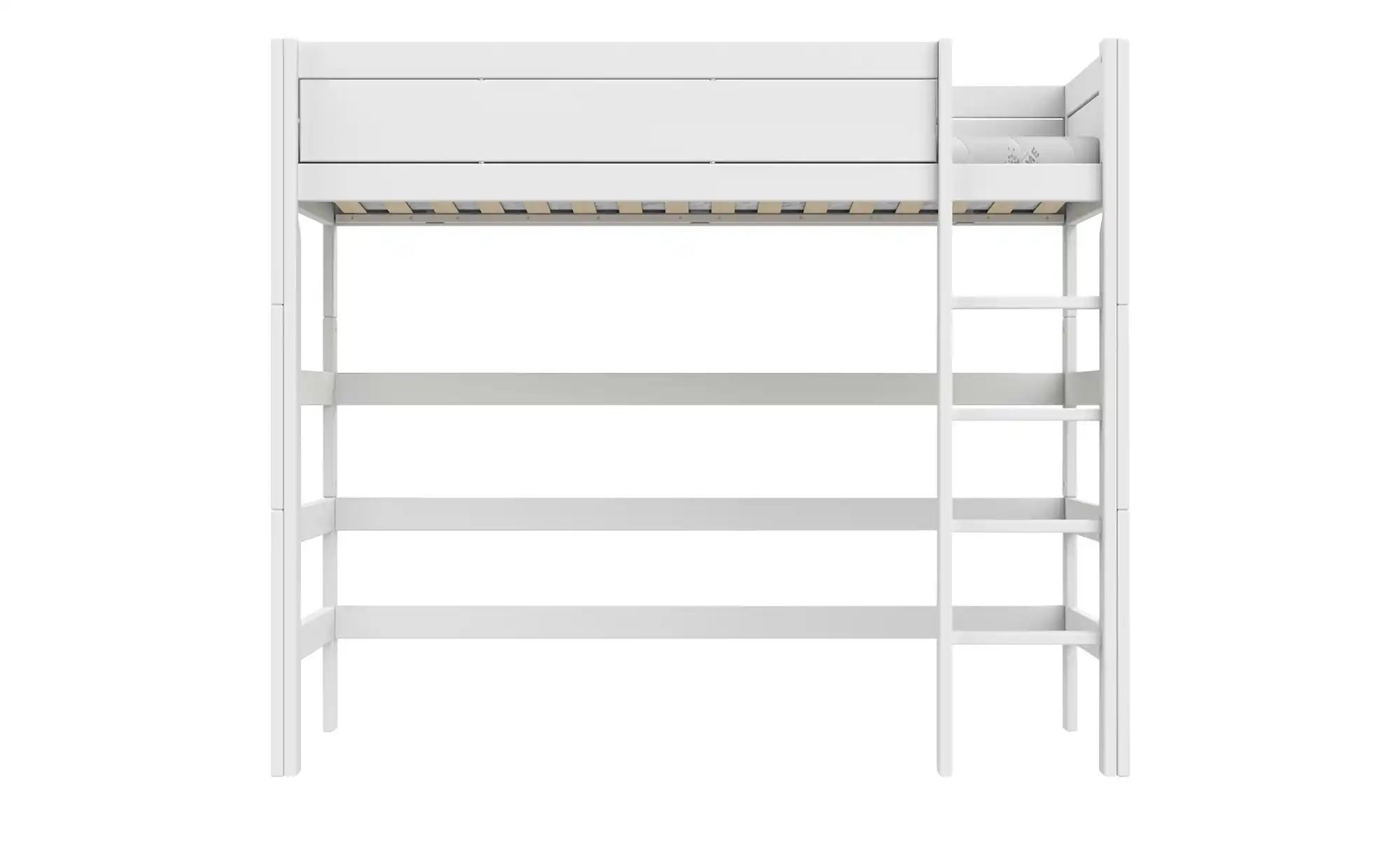 Lifetime Hochbett mit Leiter 120cm  Basis ¦ weiß ¦ Maße (cm): B: 207 H: 177 günstig online kaufen