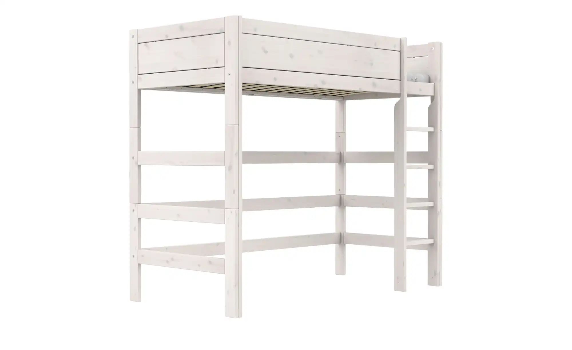 Lifetime Hochbett mit Leiter 120cm  Basis ¦ weiß ¦ Maße (cm): B: 207 H: 177 günstig online kaufen