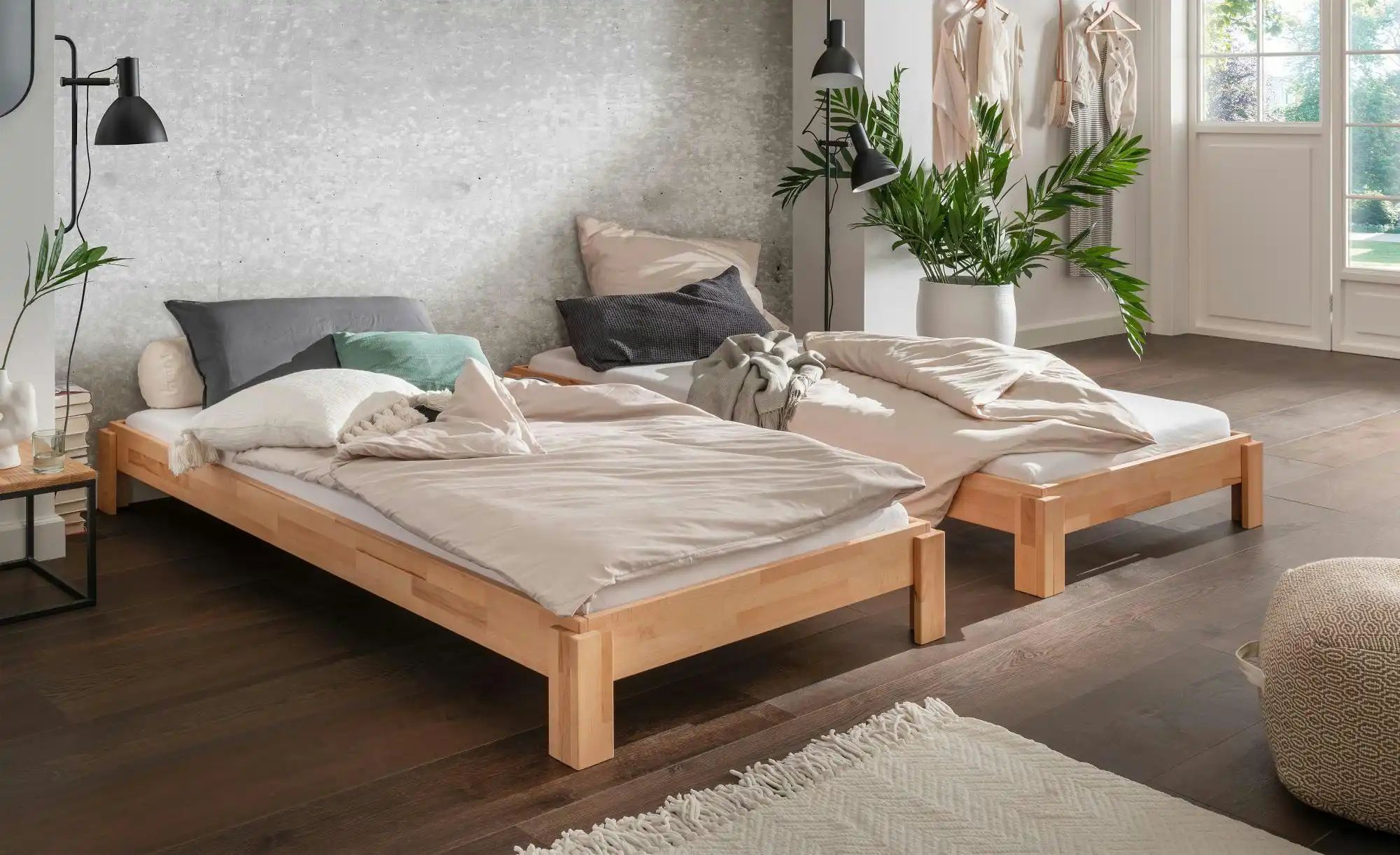 Stapelbett aus Massivholz Denver ¦ holzfarben ¦ Maße (cm): B: 98 H: 24 Bett günstig online kaufen