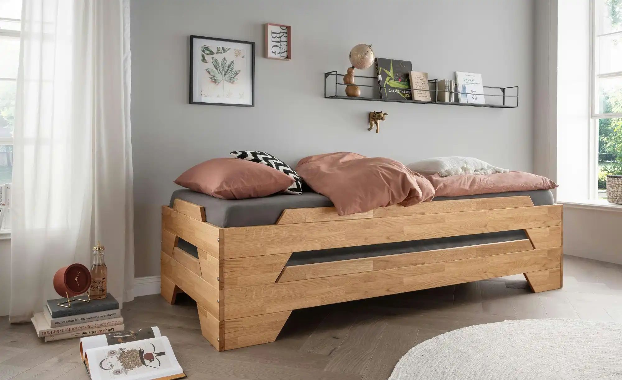 Stapelbett aus Massivholz Denver ¦ holzfarben ¦ Maße (cm): B: 95 H: 26 Bett günstig online kaufen