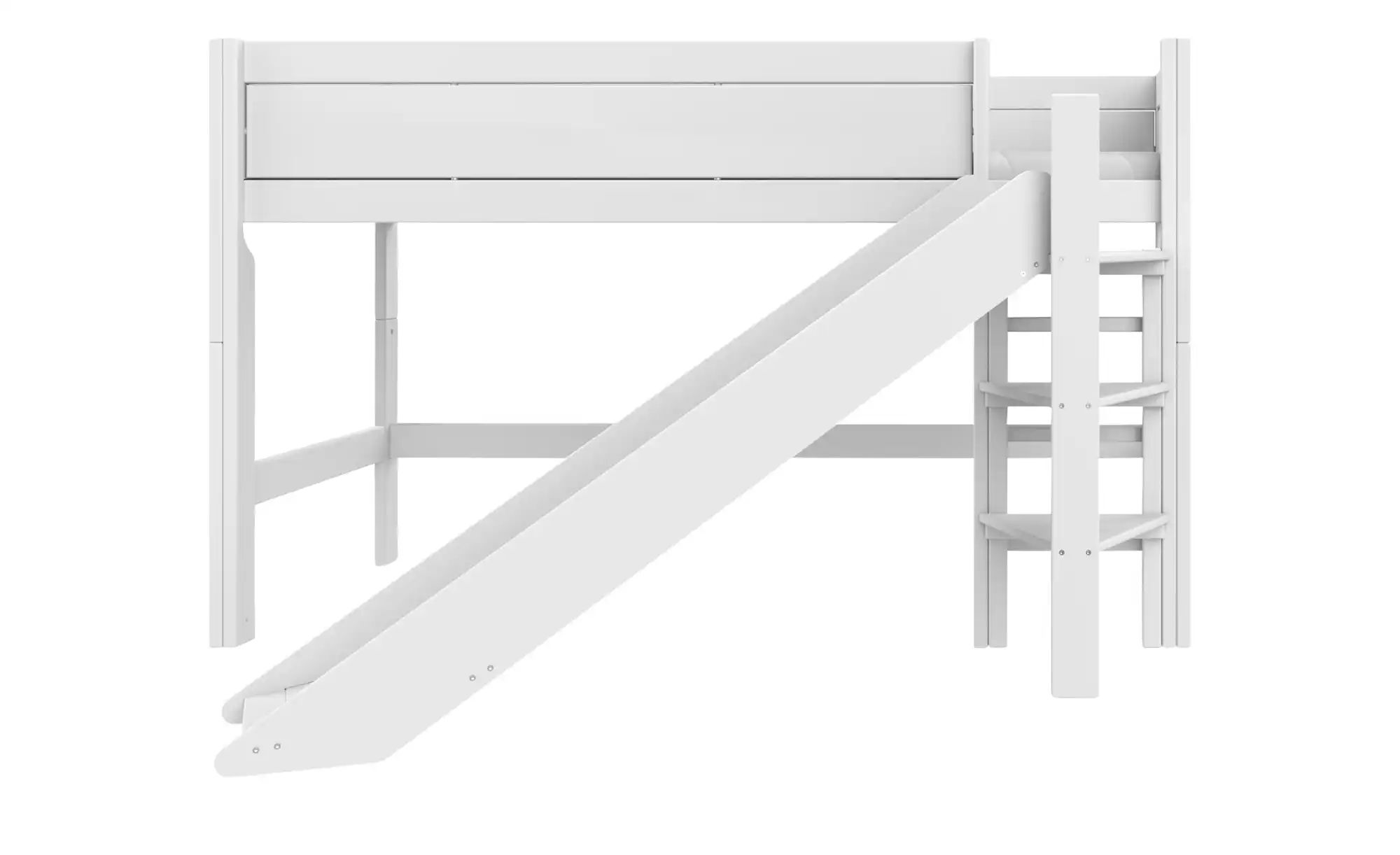Lifetime Hochbett mit Rutsche  Basis ¦ weiß ¦ Maße (cm): B: 207 H: 128 T: 1 günstig online kaufen