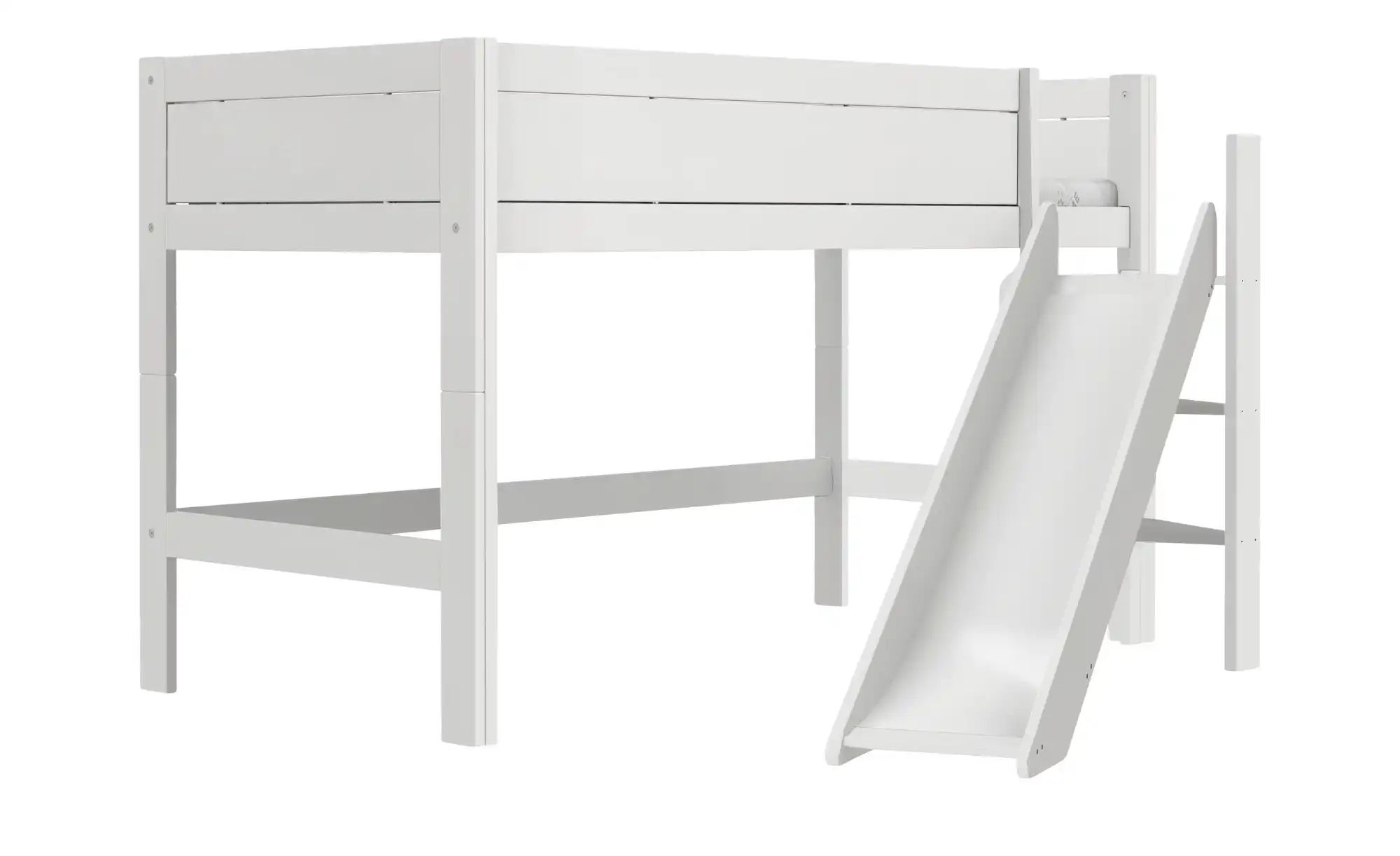 Lifetime Hochbett mit Rutsche  Basis ¦ weiß ¦ Maße (cm): B: 207 H: 128 T: 1 günstig online kaufen