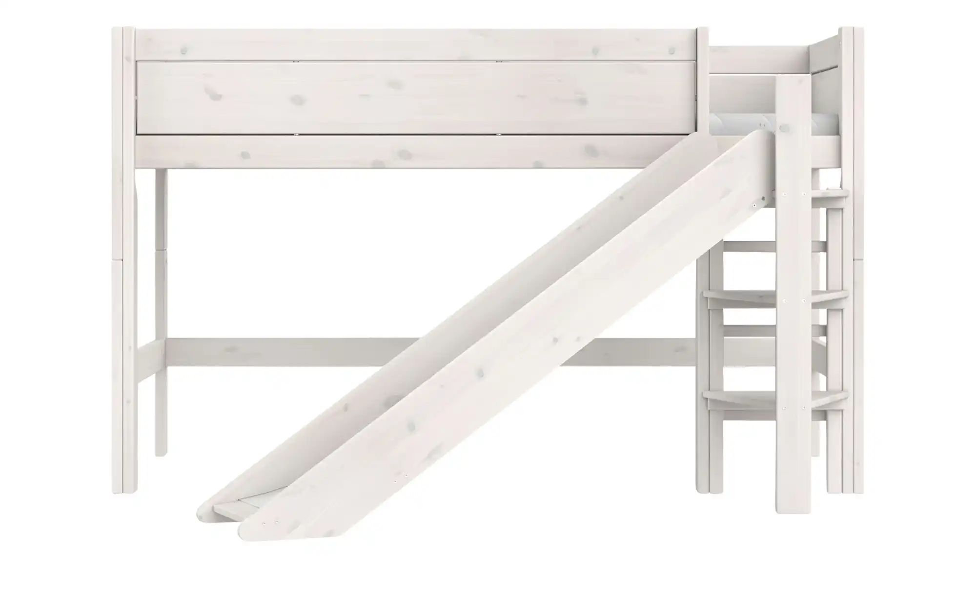 Lifetime Hochbett mit Rutsche  Basis ¦ weiß ¦ Maße (cm): B: 207 H: 128 T: 1 günstig online kaufen