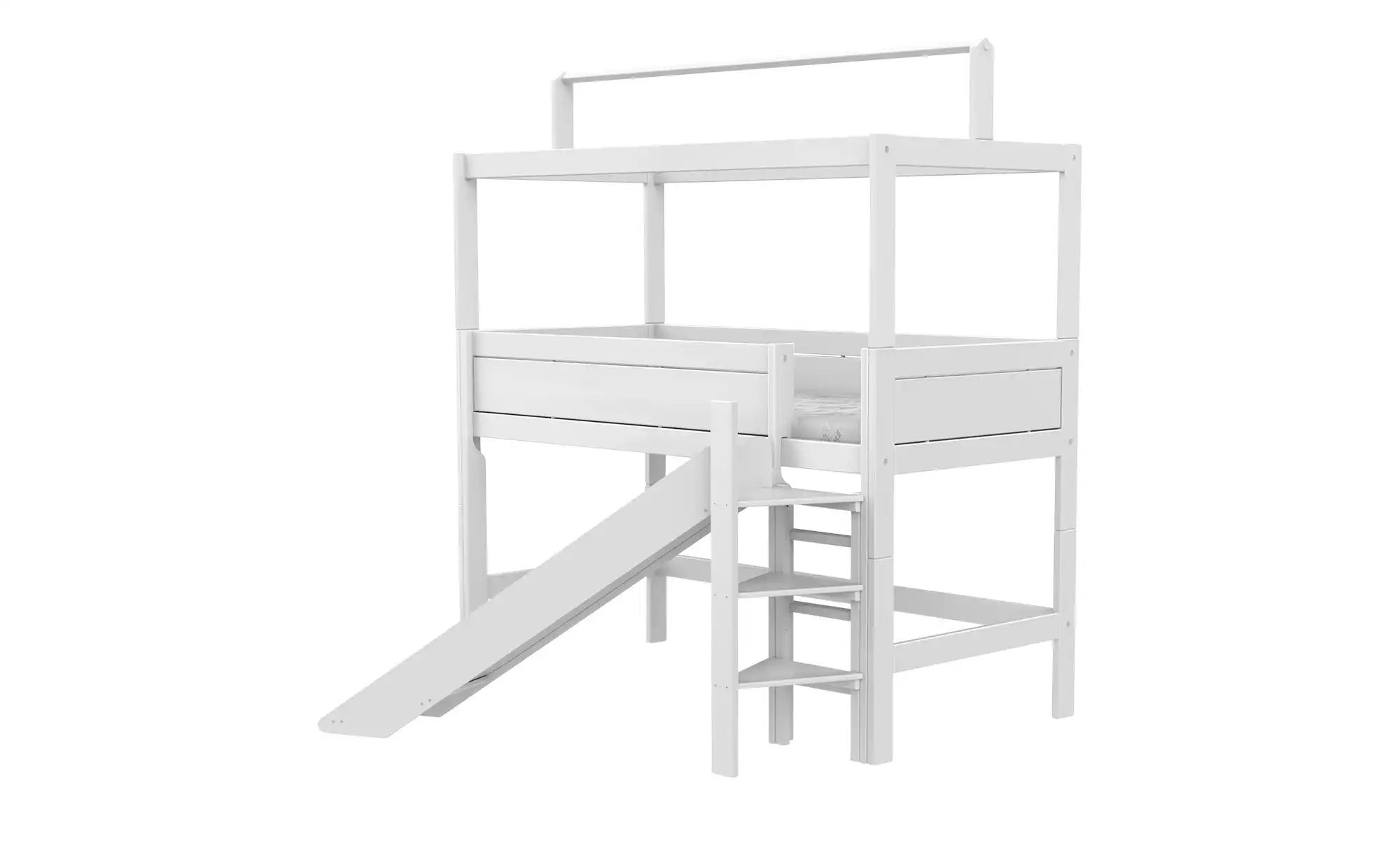 Lifetime Hausbett mit Rutsche  Basis ¦ weiß ¦ Maße (cm): B: 207 H: 225 T: 1 günstig online kaufen