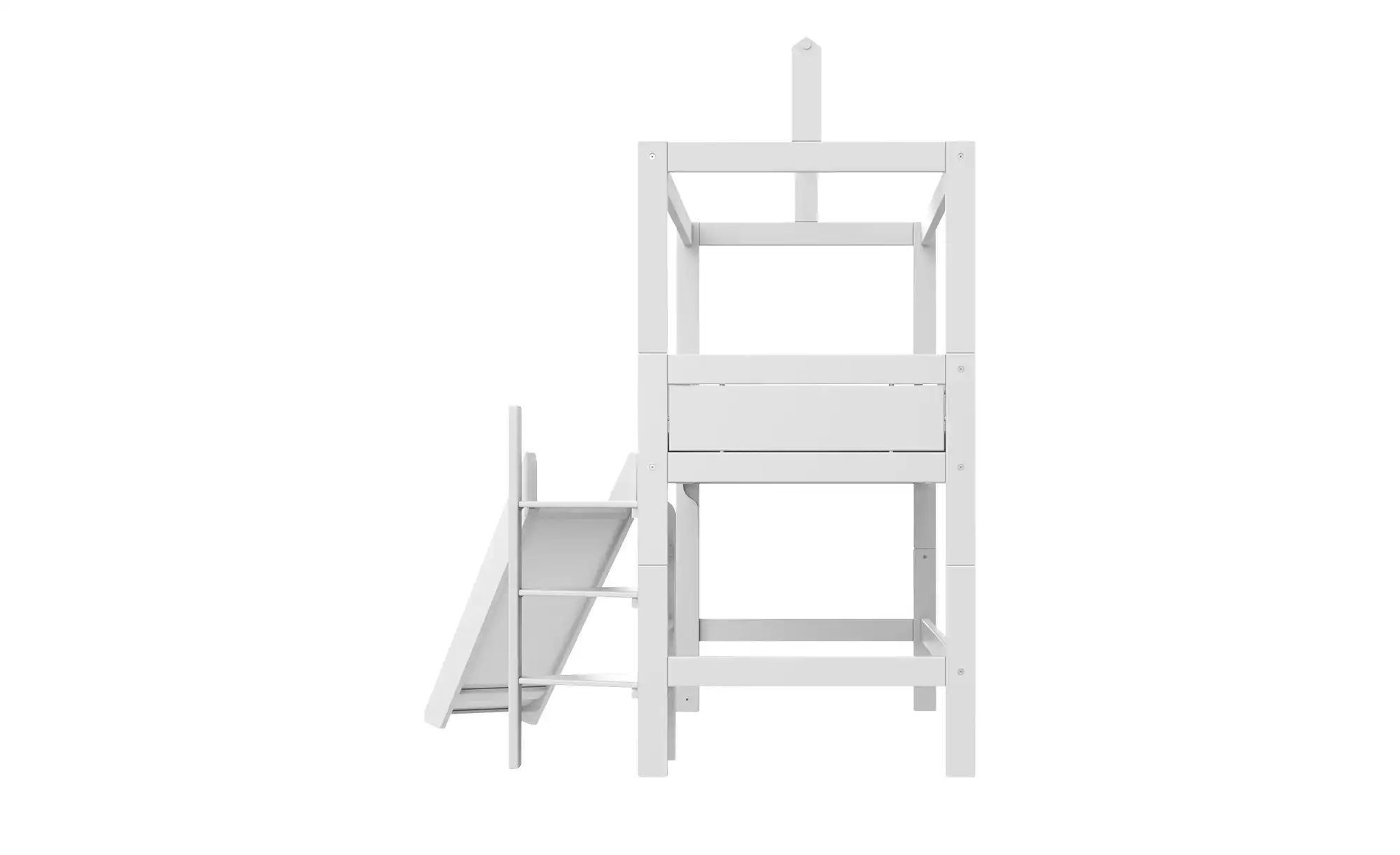 Lifetime Hausbett mit Rutsche  Basis ¦ weiß ¦ Maße (cm): B: 207 H: 225 T: 1 günstig online kaufen