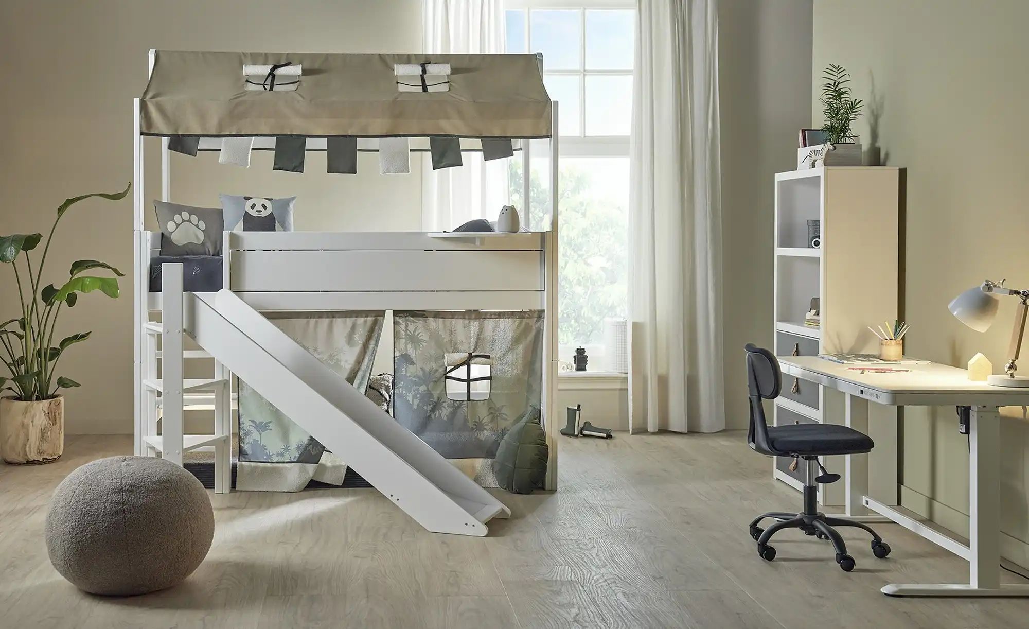 Thumbnail - Lifetime Hausbett mit Rutsche Basis ¦ weiß ¦ Maße (cm): B: 207 H: 225 T: 192.0 Betten > Bettgestelle - Höffner