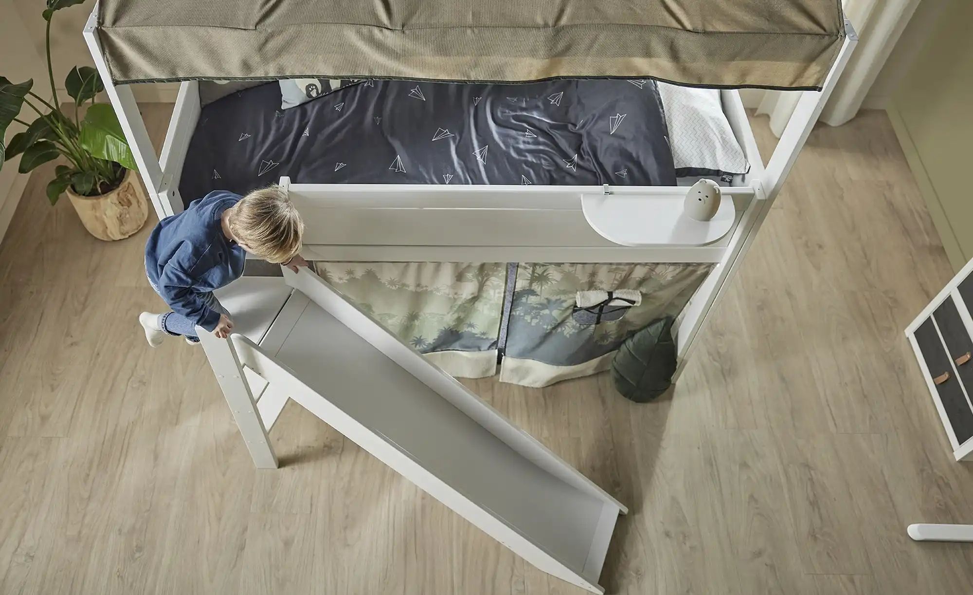 Thumbnail - Lifetime Hausbett mit Rutsche Basis ¦ weiß ¦ Maße (cm): B: 207 H: 225 T: 192.0 Betten > Bettgestelle - Höffner