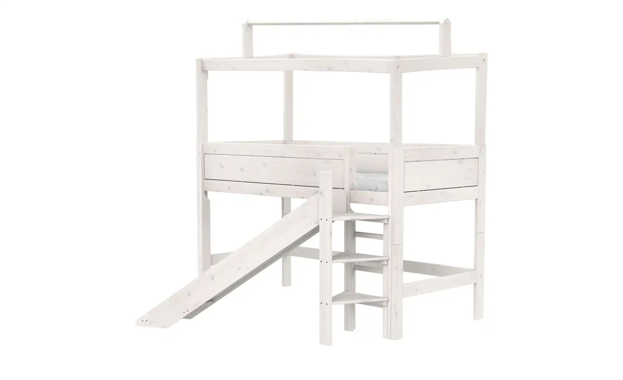 Lifetime Hausbett mit Rutsche  Basis ¦ weiß ¦ Maße (cm): B: 207 H: 225 T: 1 günstig online kaufen