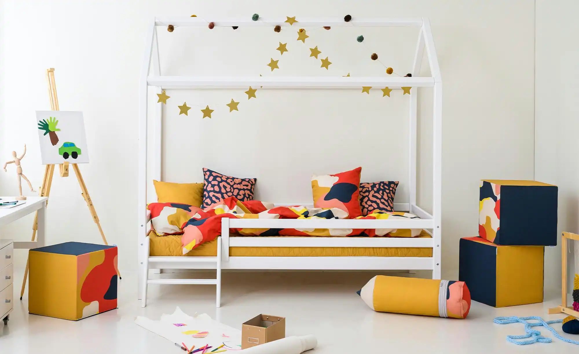 Hoppekids Bett  Eco Dream ¦ weiß ¦ Maße (cm): B: 122 H: 199 Betten > Bettge günstig online kaufen