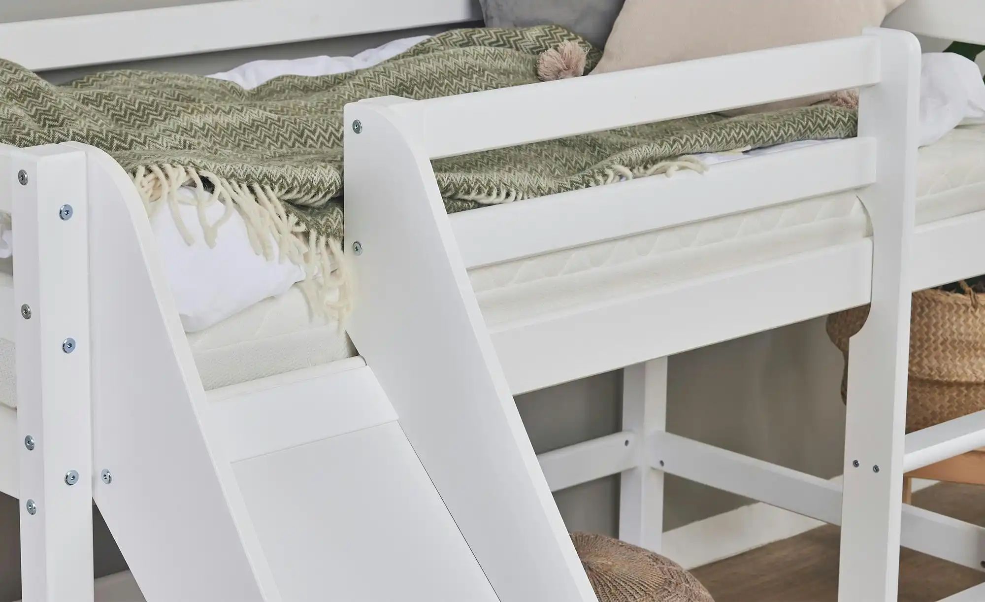 Hoppekids Hochbett  Eco Dream ¦ weiß ¦ Maße (cm): B: 195 H: 105 Betten > Be günstig online kaufen