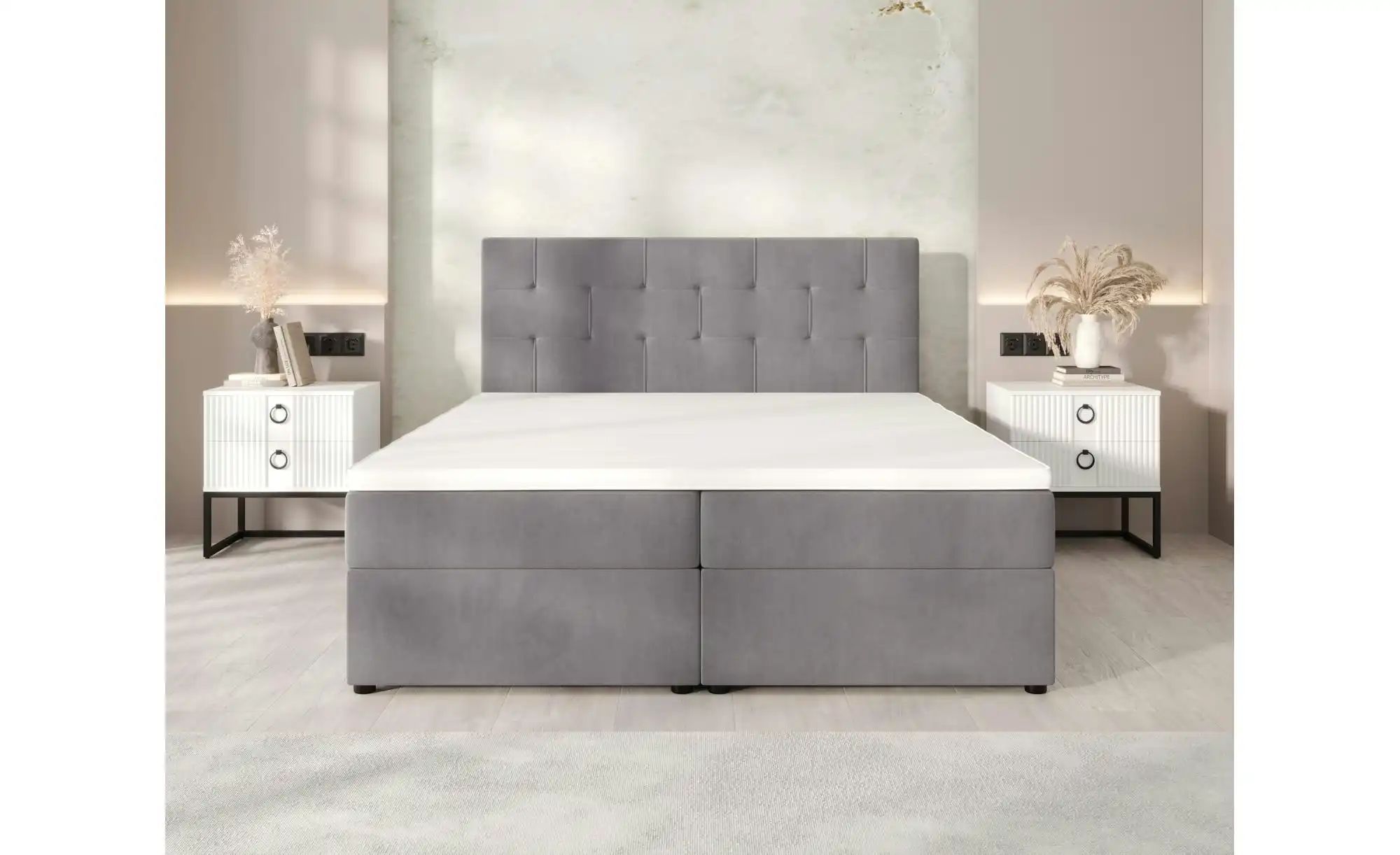 Thumbnail - Boxbett mit Stauraum Indu ¦ grau ¦ Maße (cm): B: 95 H: 102 Betten > Bettgestelle - Höffner