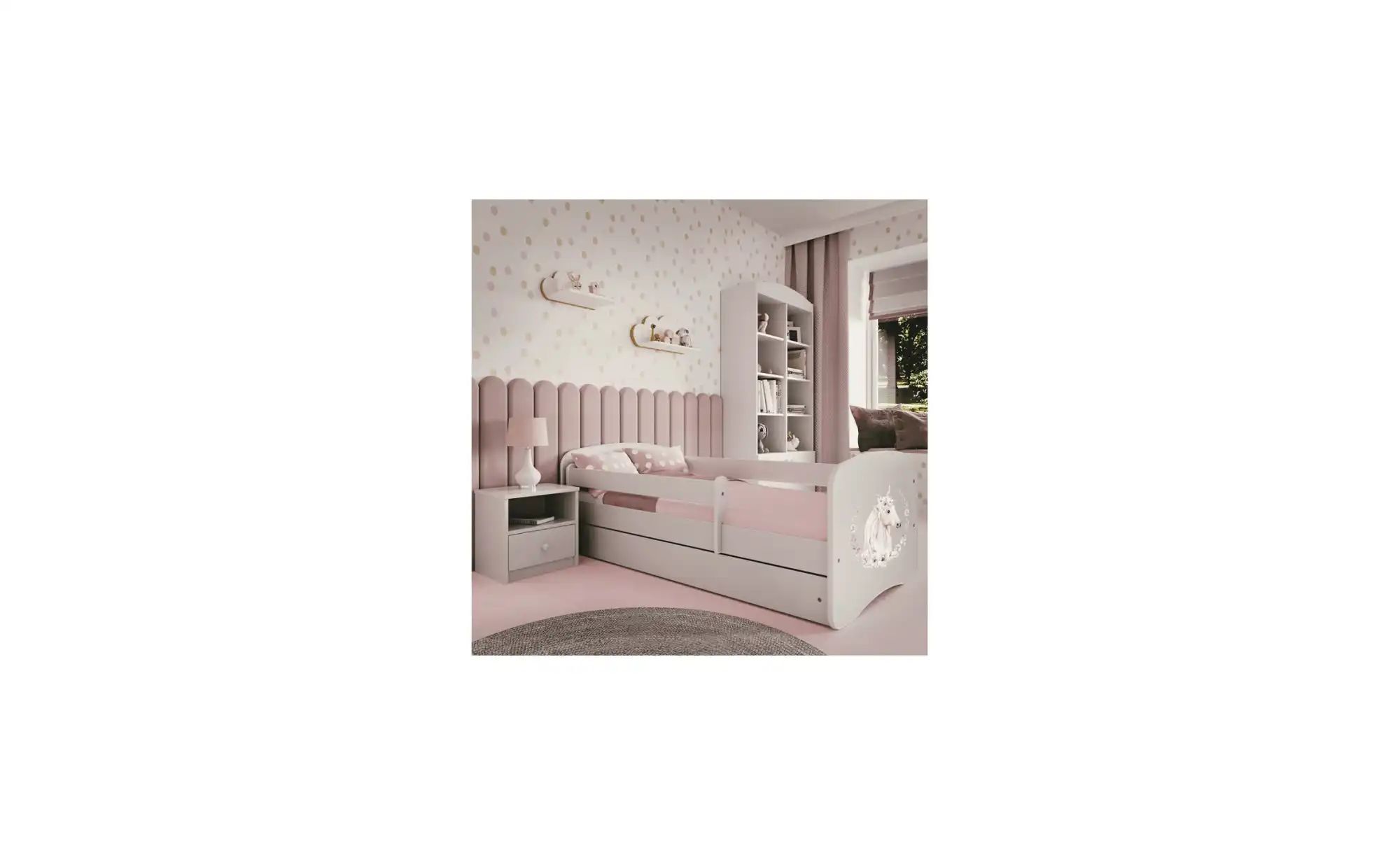 Bett  Pferd ¦ weiß ¦ Maße (cm): B: 144 H: 61 Betten > Bettgestelle - Höffne günstig online kaufen