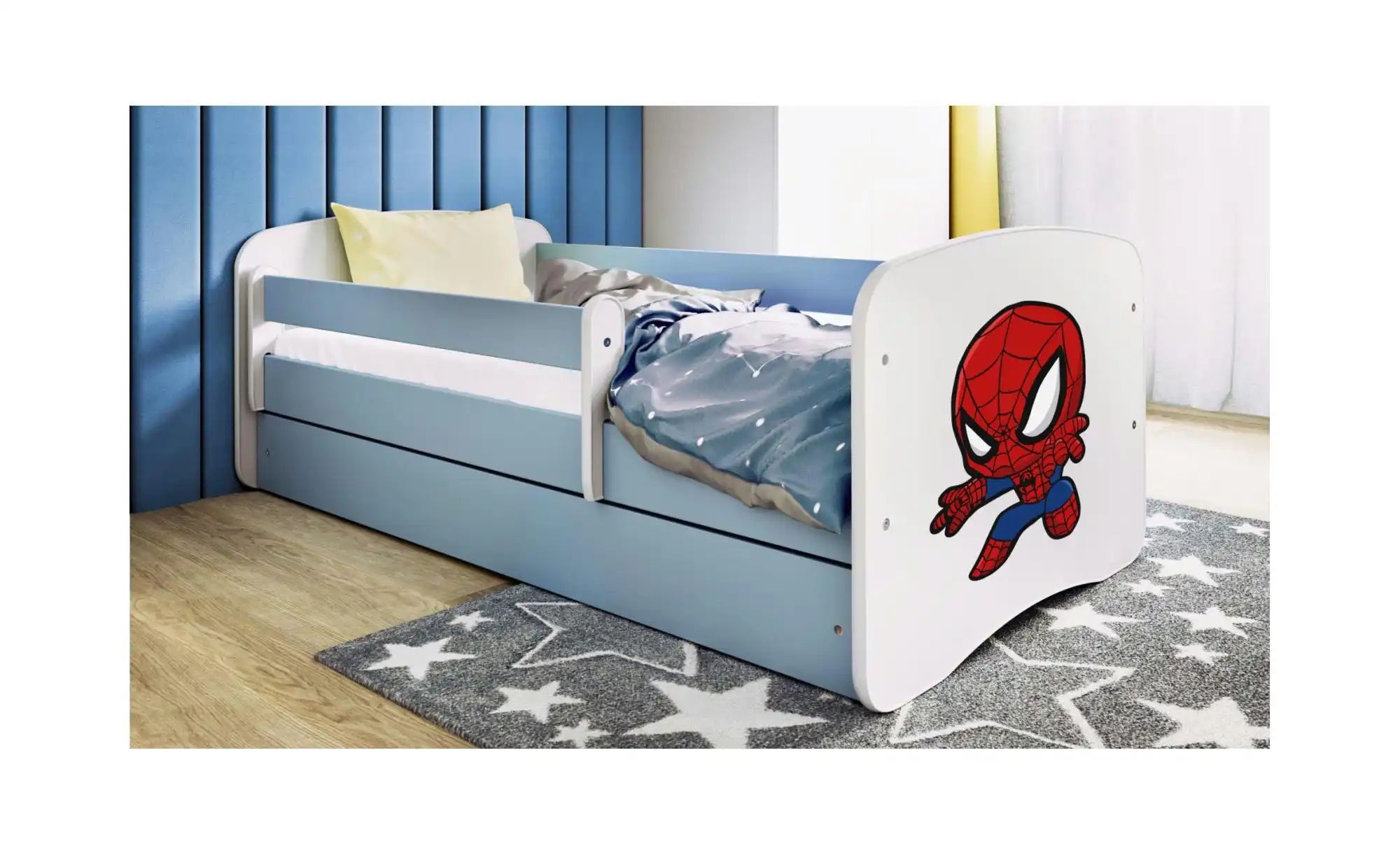 Bett  Spiderman ¦ blau ¦ Maße (cm): B: 144 H: 61 Betten > Bettgestelle - Hö günstig online kaufen