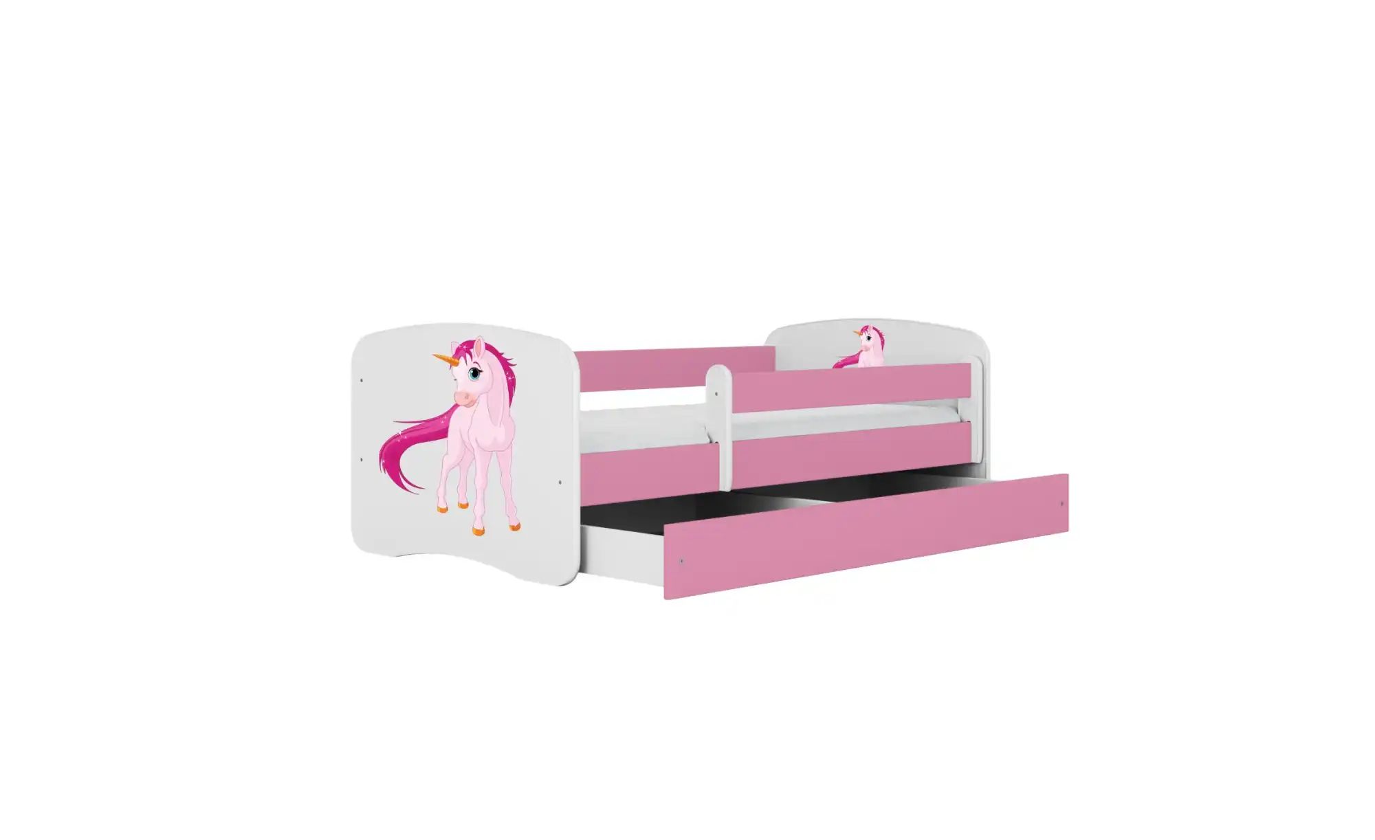 Bett  Einhorn ¦ rosa/pink ¦ Maße (cm): B: 184 H: 61 Betten > Bettgestelle - günstig online kaufen