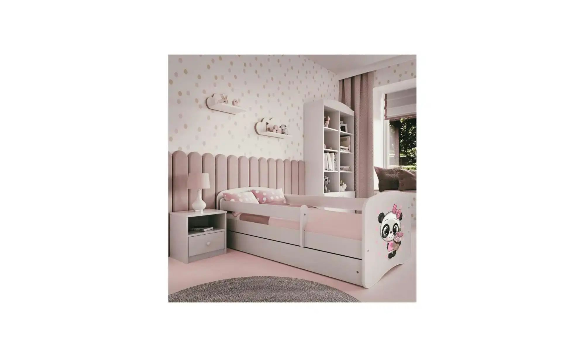 Bett  Panda ¦ weiß ¦ Maße (cm): B: 90 H: 61 Betten > Bettgestelle - Höffner günstig online kaufen