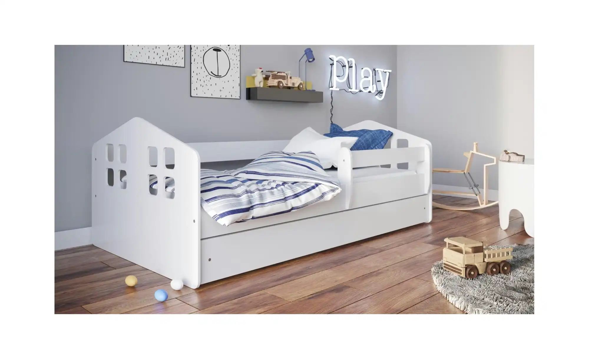 Bett  Babydream ¦ weiß ¦ Maße (cm): B: 144 H: 65 Betten > Bettgestelle - Hö günstig online kaufen