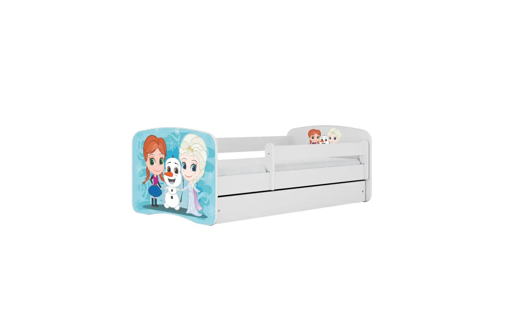 Bett  Eiskönigin ¦ weiß ¦ Maße (cm): B: 90 H: 61 Betten > Bettgestelle - Hö günstig online kaufen