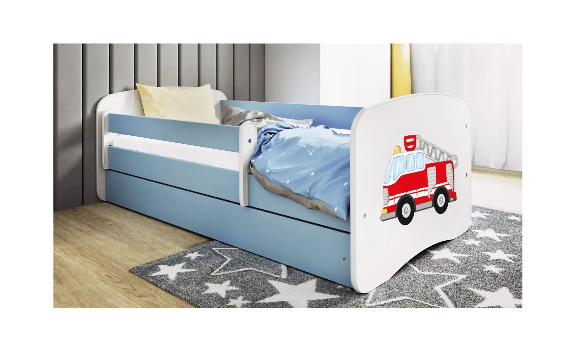 Bett  Feuerwehr ¦ blau ¦ Maße (cm): B: 144 H: 61 Betten > Bettgestelle - Hö günstig online kaufen