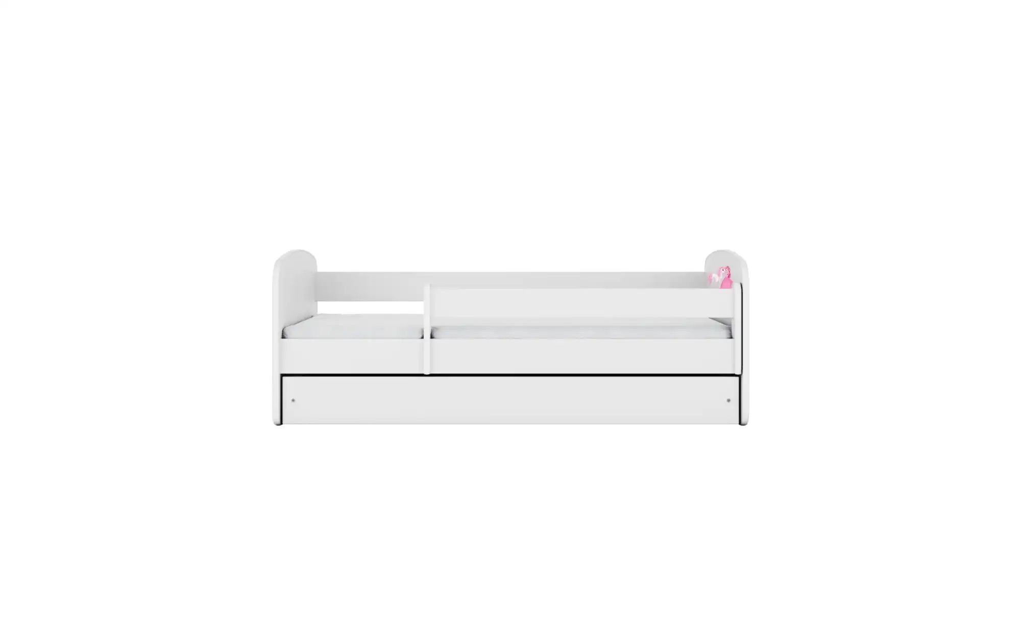 Bett  Prinzessin mit Pferd ¦ weiß ¦ Maße (cm): B: 184 H: 61 Betten > Bettge günstig online kaufen