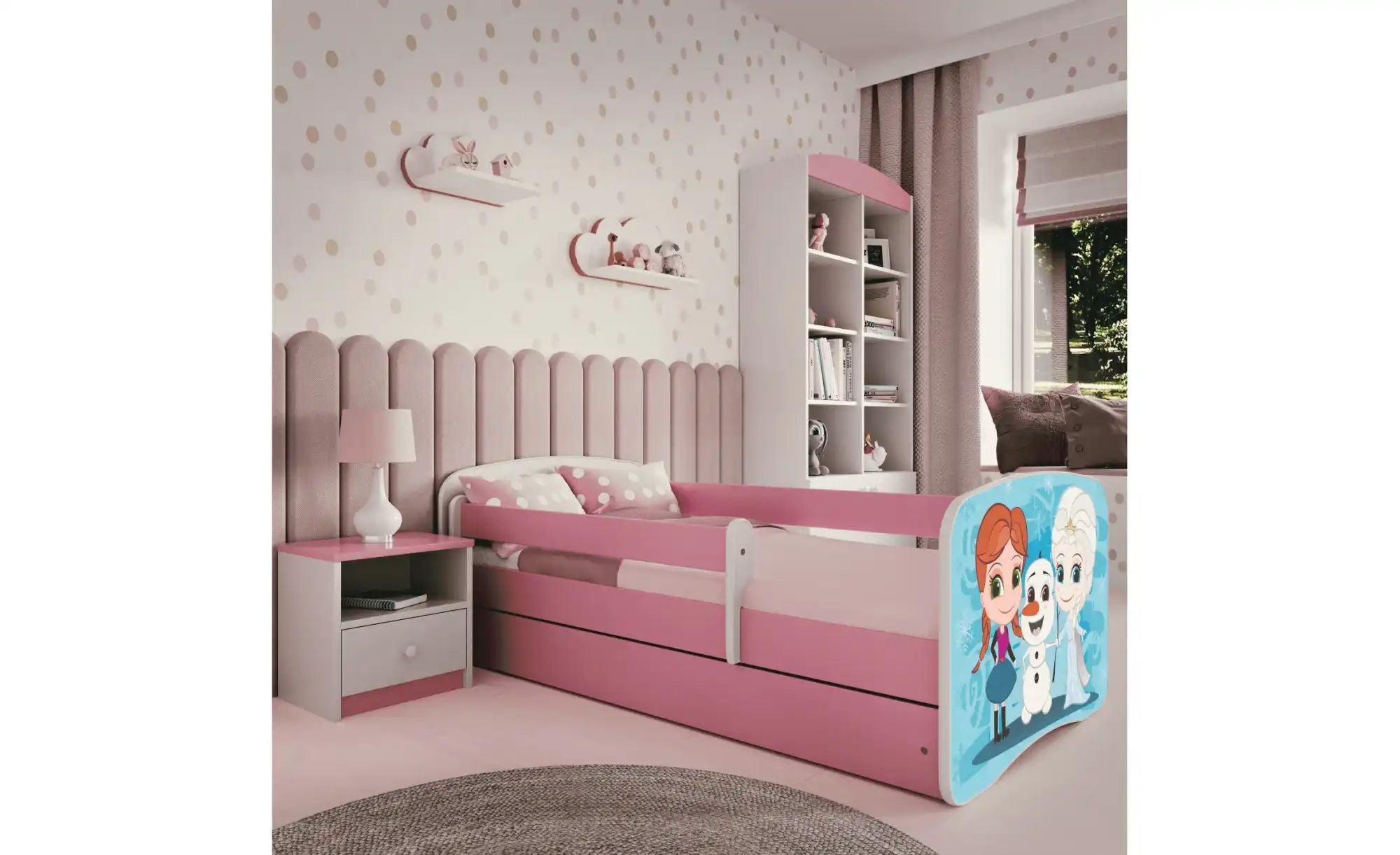 Thumbnail - Bett  Eiskönigin ¦ rosa/pink ¦ Maße (cm): B: 90 H: 61 Betten > Bettgestelle - Höffner