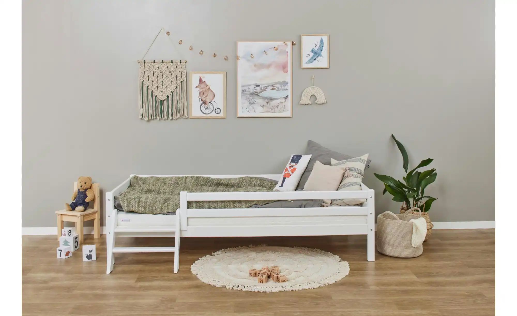 Hoppekids Juniorbett  mit Rausfallschutz  Eco Dream ¦ weiß ¦ Maße (cm): B: günstig online kaufen