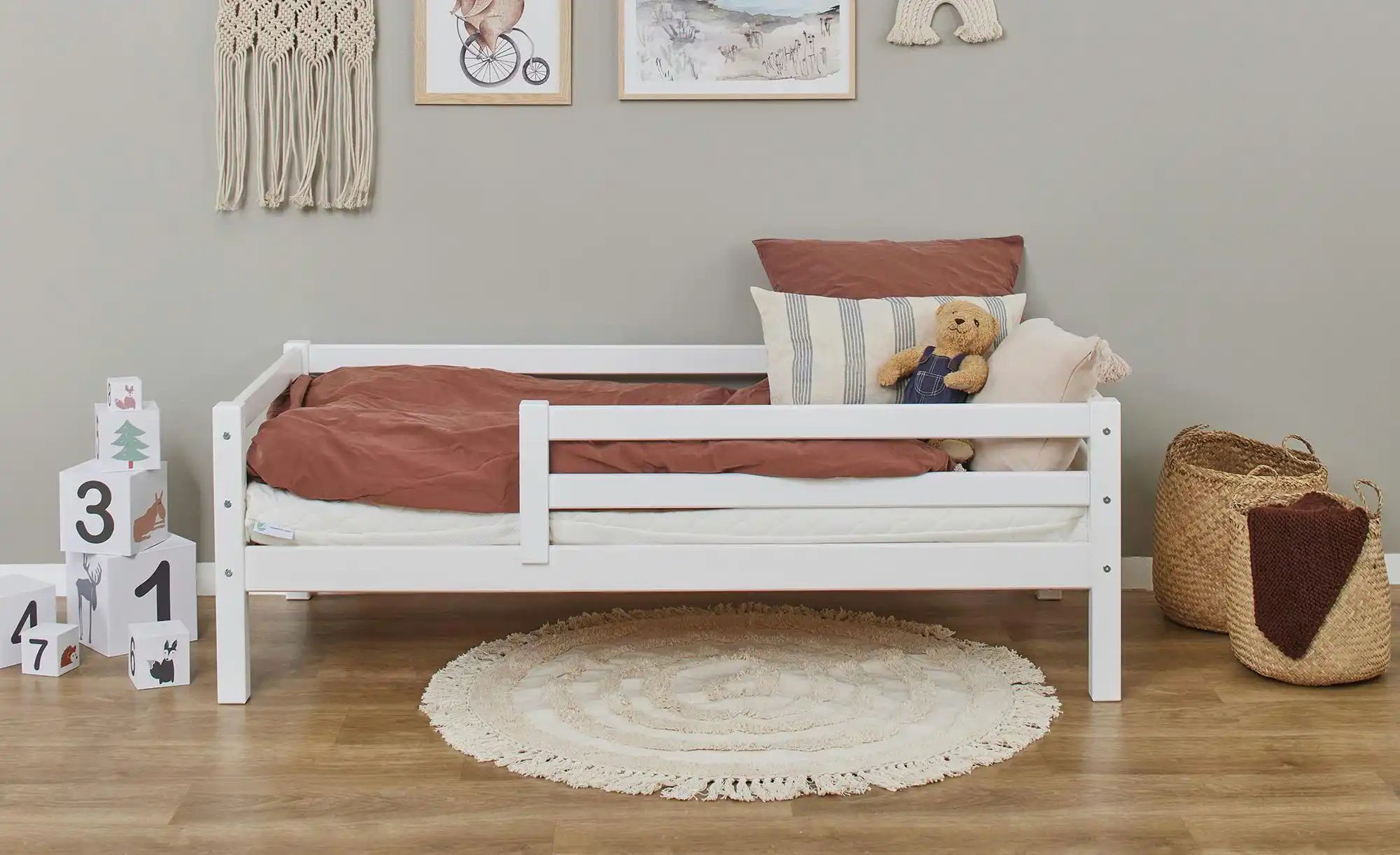 Hoppekids Juniorbett mit Rausfallschutz  Eco Dream ¦ weiß ¦ Maße (cm): B: 7 günstig online kaufen