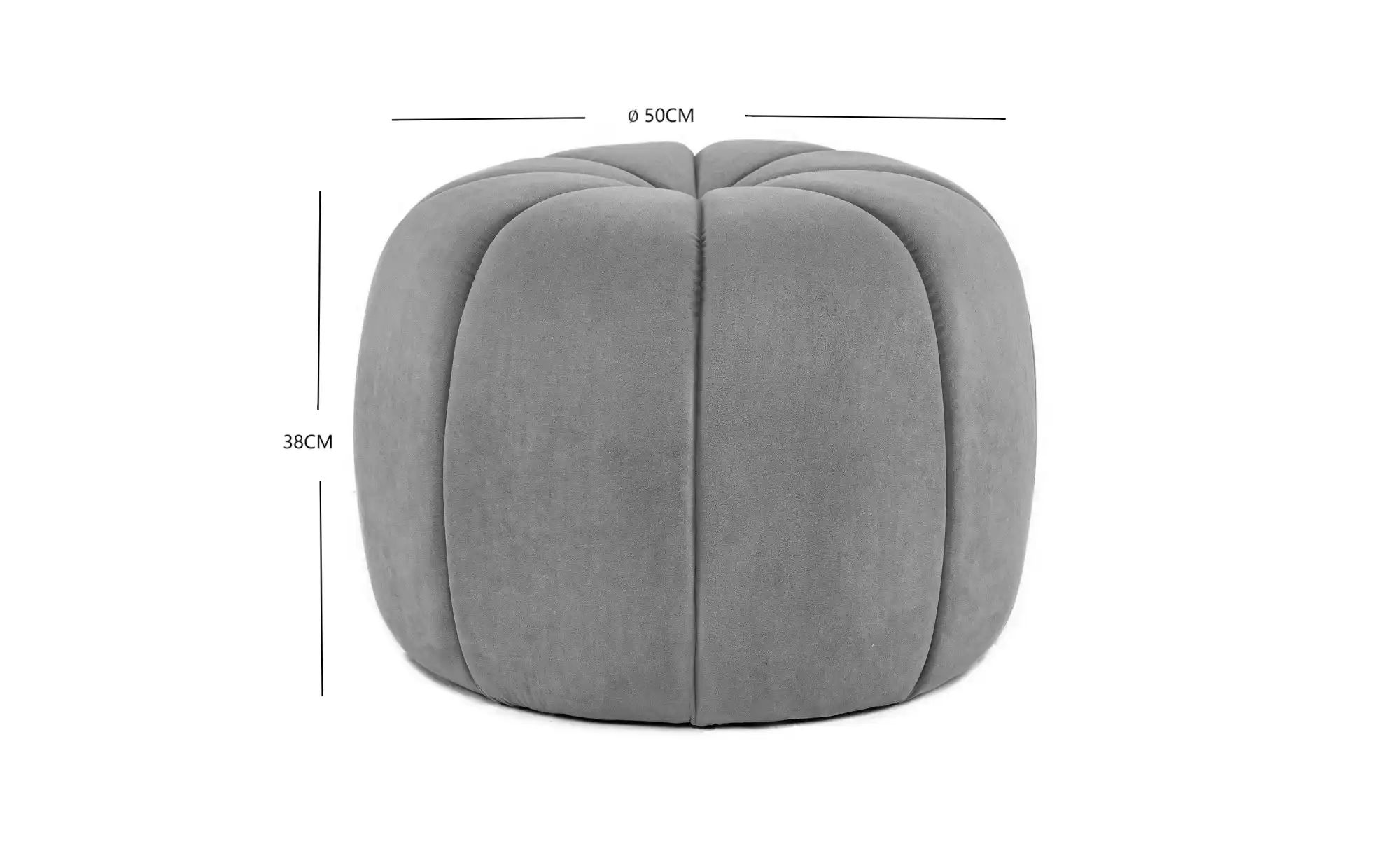 Pouf   ¦ rot ¦ Maße (cm): B: 50 H: 38 Polstermöbel > Hocker > Sitzpouf - Hö günstig online kaufen